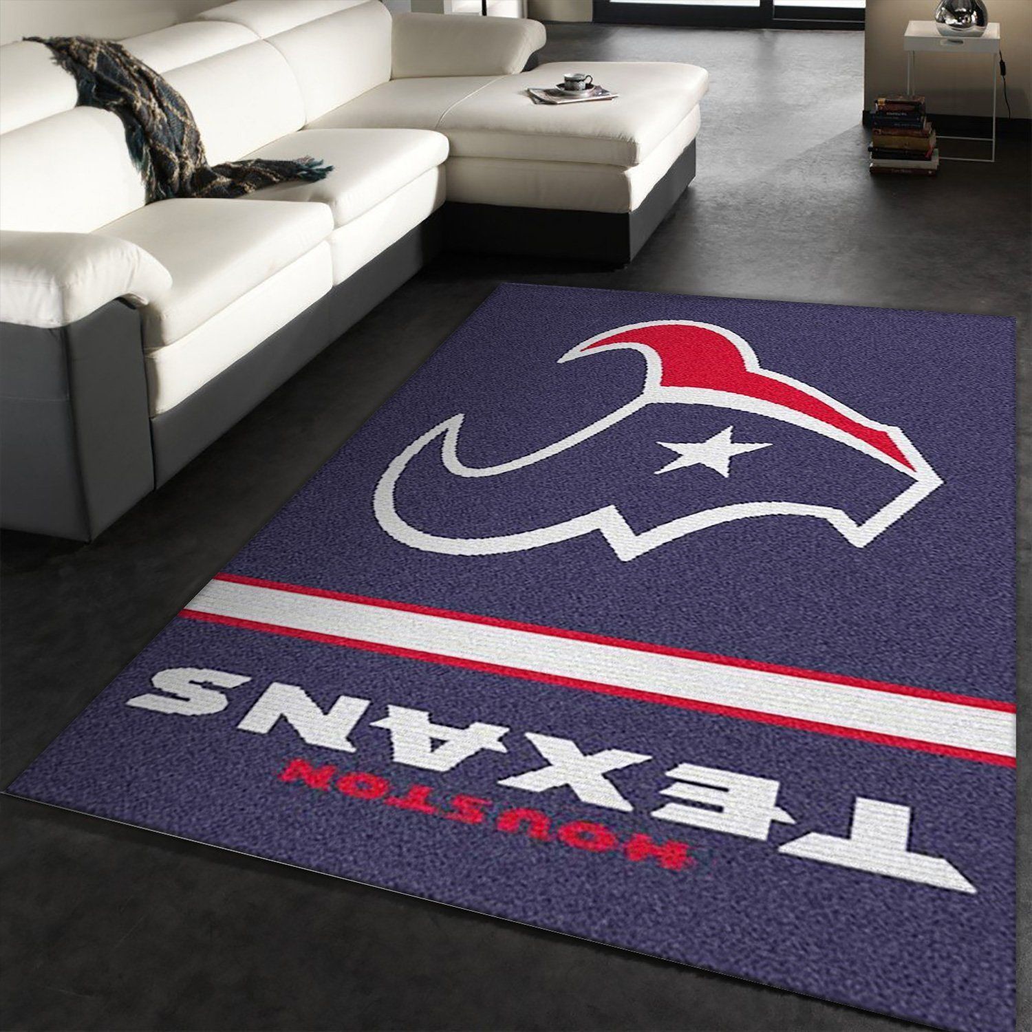 Nfl Houston Texans Area Rug Carpet, Living Room Rug, US Gift Decor - Indoor Outdoor Rugs