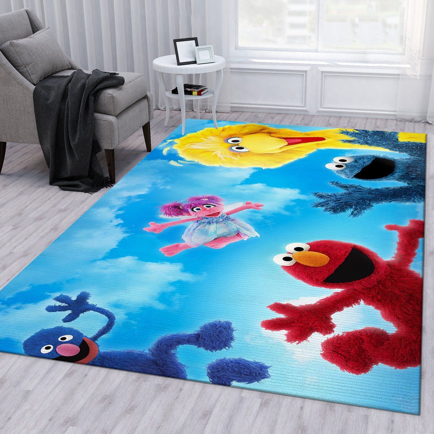 Sesame Street Fly Rug Bedroom Rug Home Decor Floor Decor - Indoor Outdoor Rugs