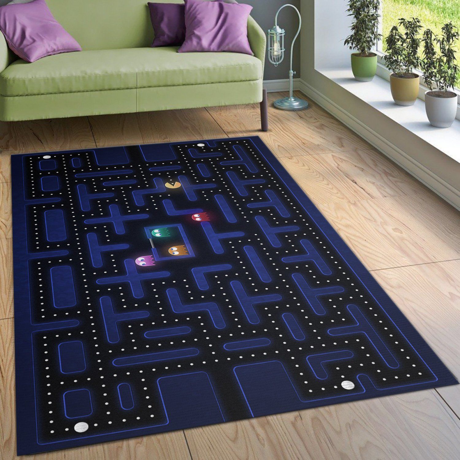 Pacman Ver1 Area Rug For Christmas Bedroom Rug Home Decor Floor Decor - Indoor Outdoor Rugs