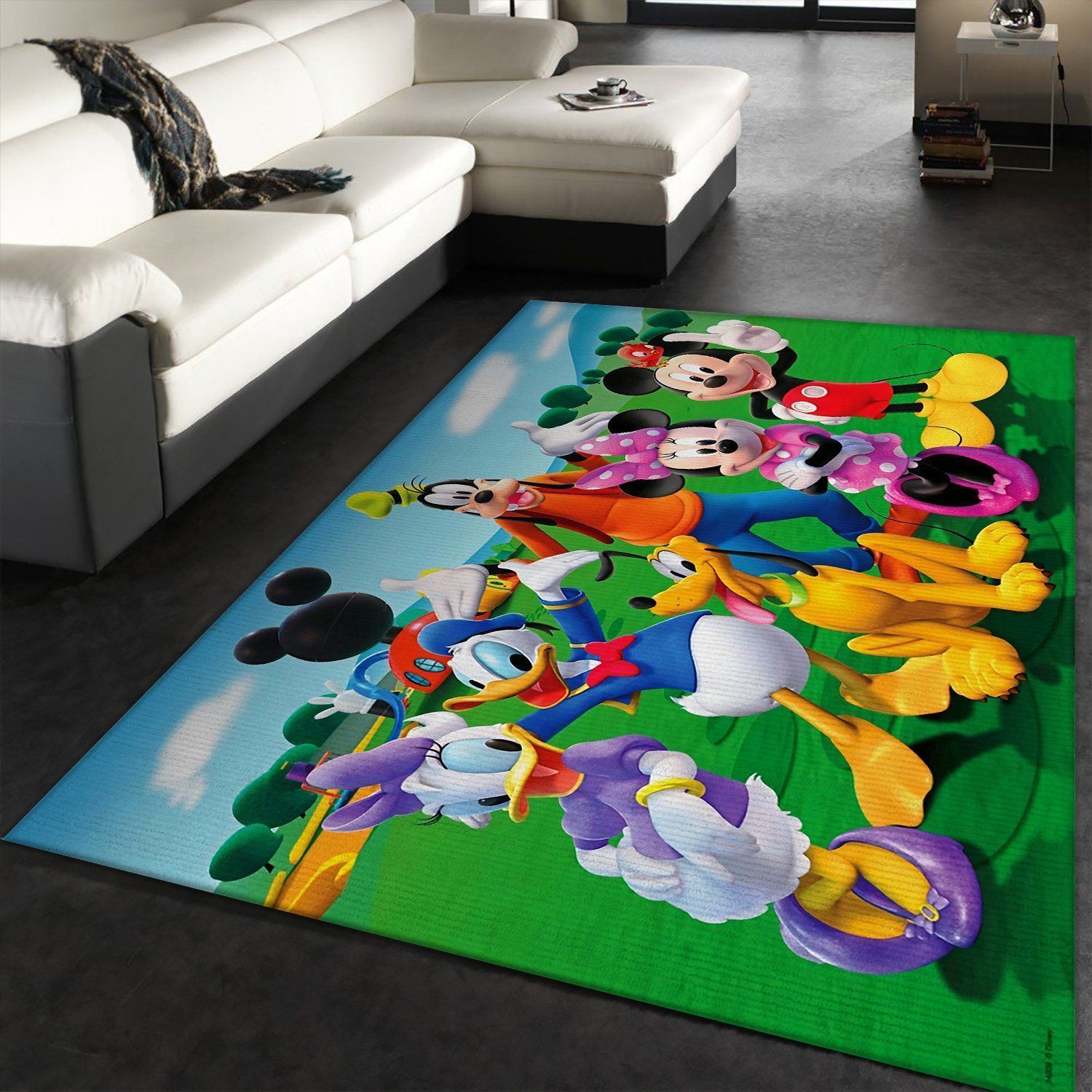 Mickey Mouse Area Rugs Living Room Carpet MM71202 Local Brands Floor Decor The US Decor - Indoor Outdoor Rugs