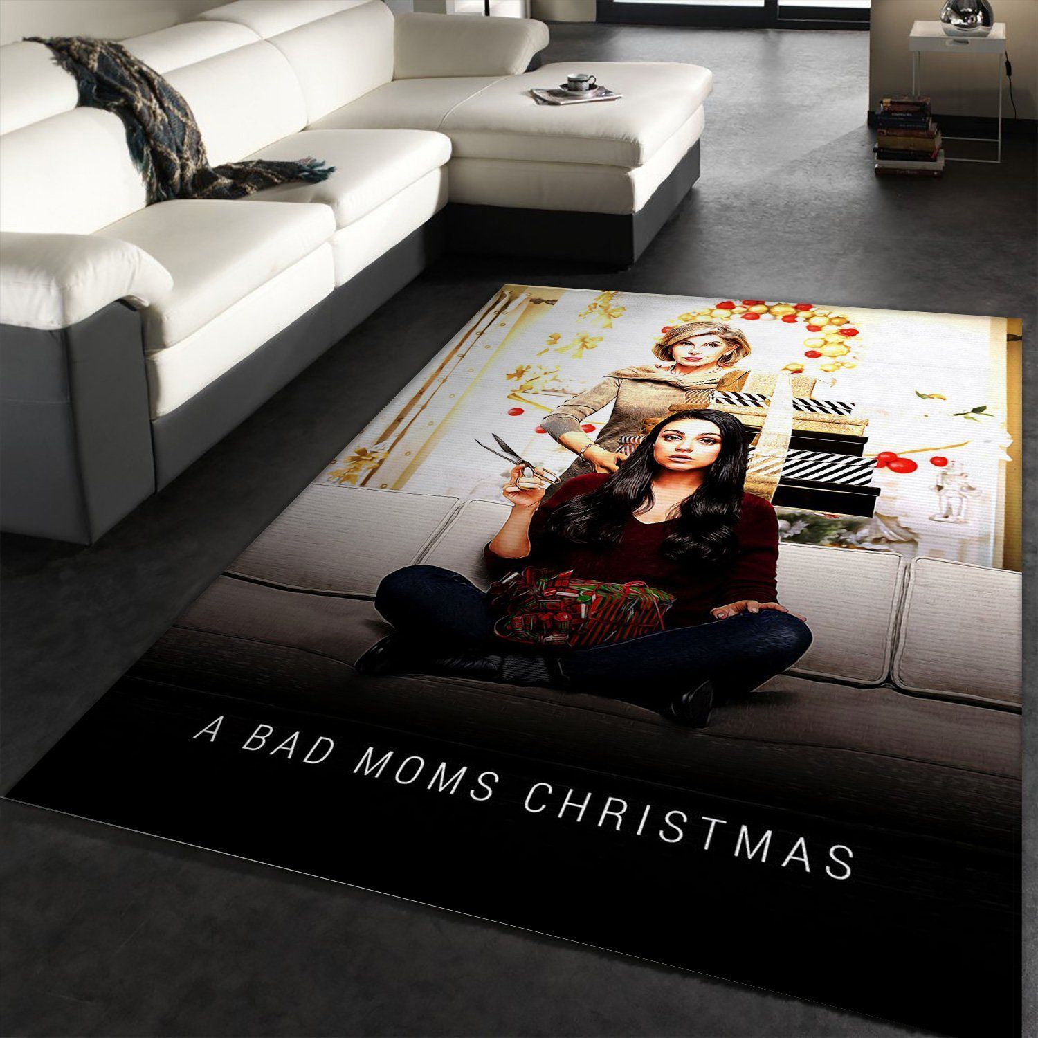 A Bad Moms Christmas Rug Movie Rug Home US Decor - Indoor Outdoor Rugs