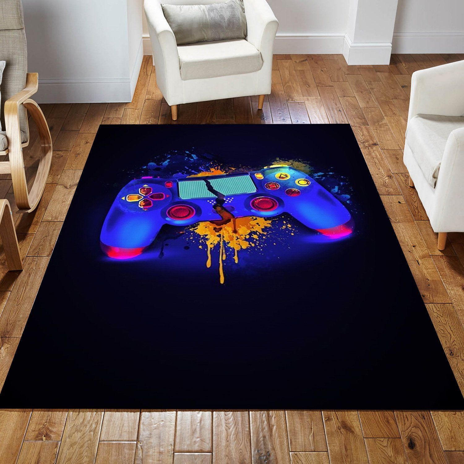 Playstation V27 Area Rug For Gift Living Room Rug Home Decor Floor Decor - Indoor Outdoor Rugs