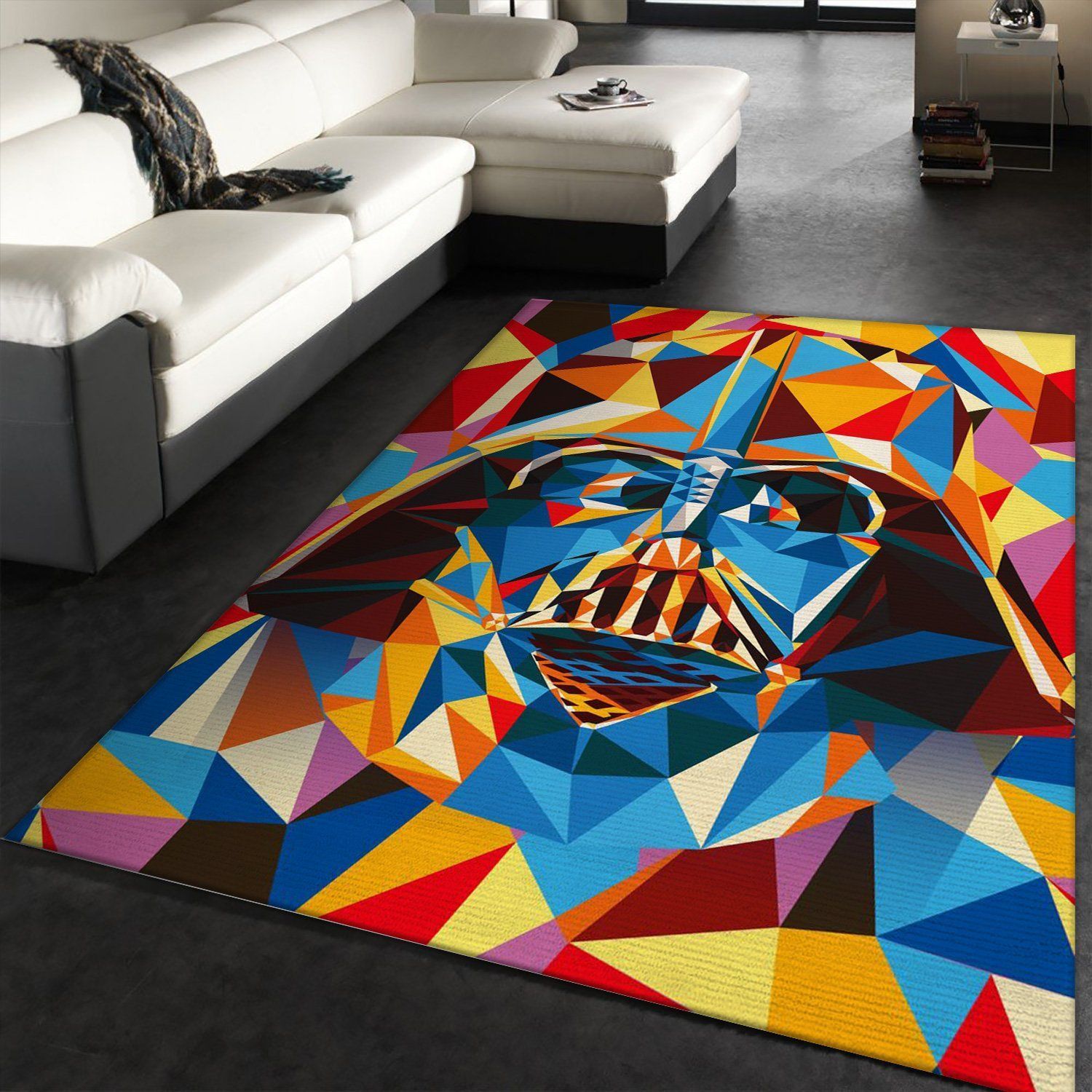 Vader Abstract Star Wars Movie Rug Star Wars Visions Of Darth Vader Rug Home US Decor - Indoor Outdoor Rugs