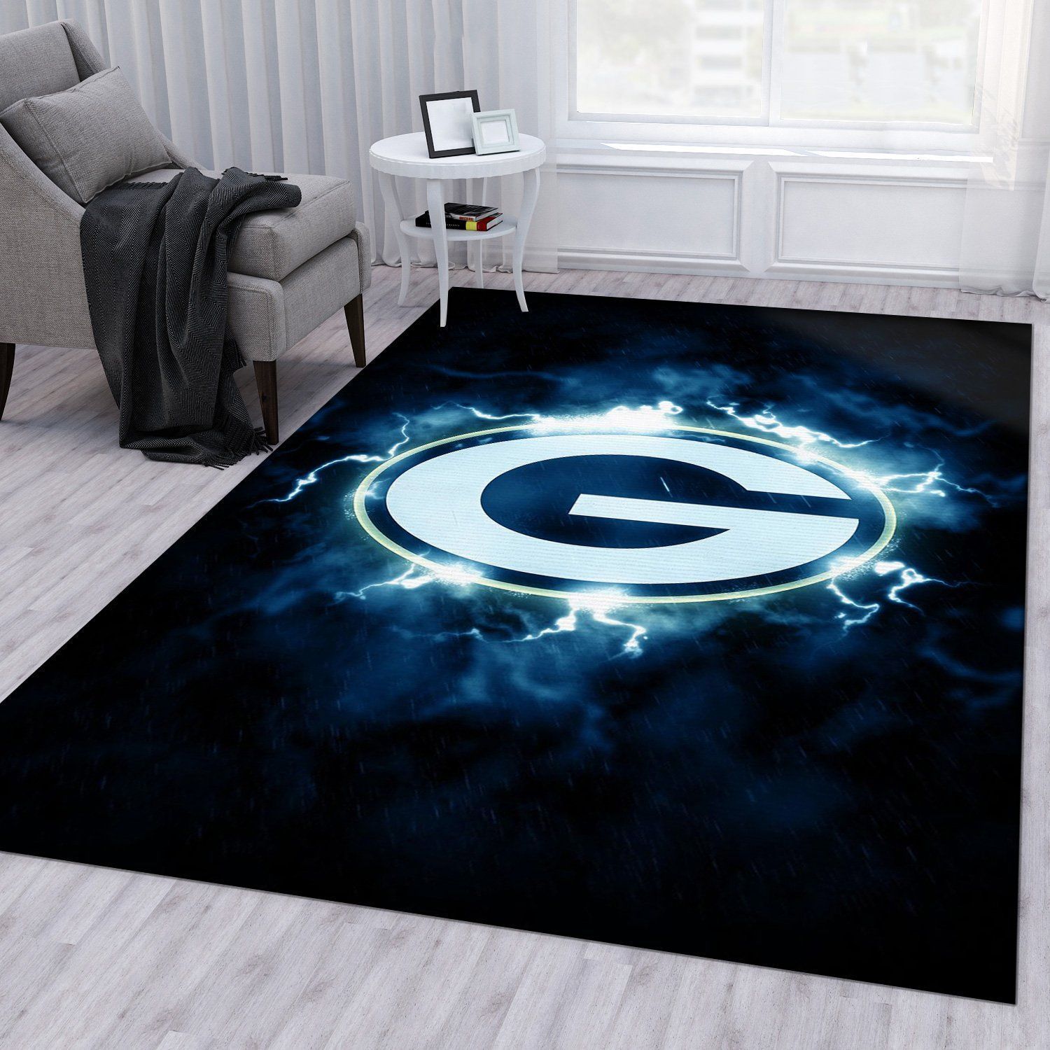 Green Bay Packers NFL Area Rug Bedroom Rug Home US Decor - Indoor Outdoor Rugs