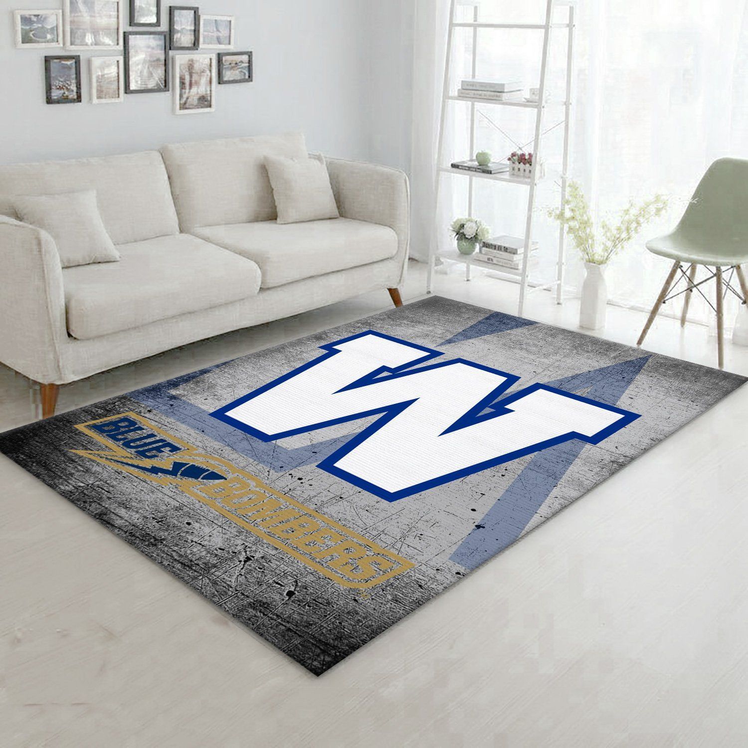 Winnipeg Blue Bombers Nfl Rug Bedroom Rug Christmas Gift US Decor - Indoor Outdoor Rugs