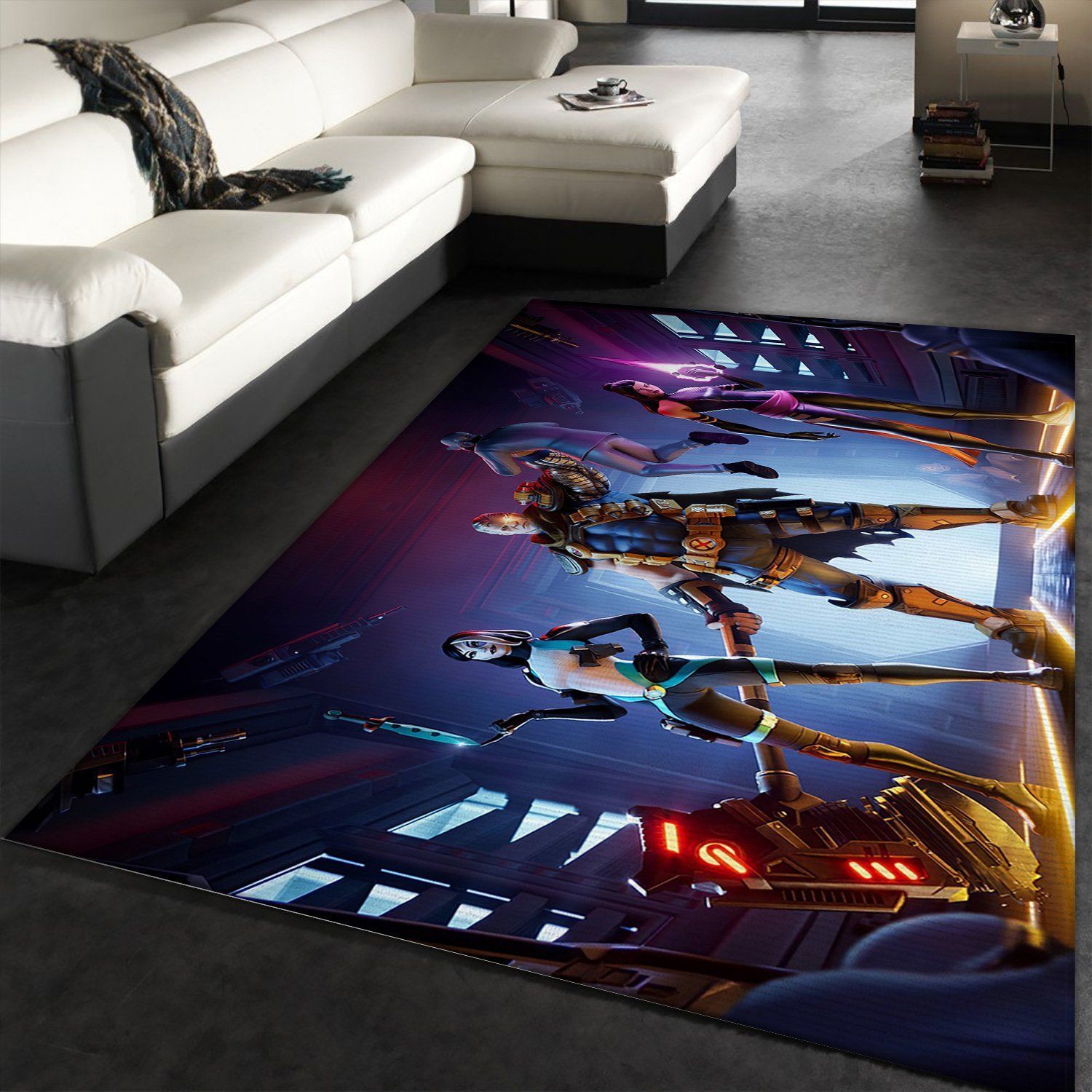 Fortnite Gaming Area Rug Bedroom Home Decor Floor Decor - Indoor Outdoor Rugs