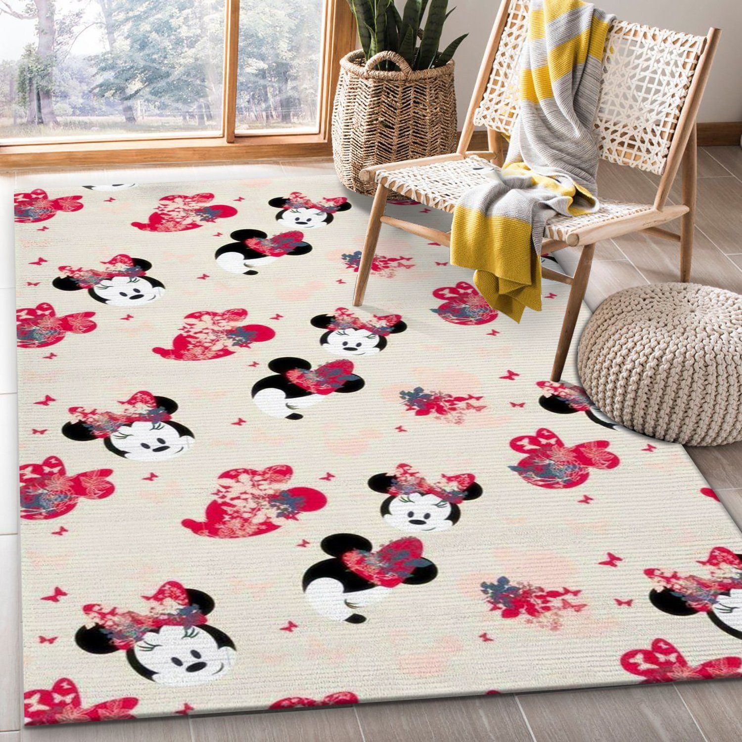 Minnie Mouse Ver3 Movie Area Rug Bedroom Rug Home US Decor - Indoor Outdoor Rugs