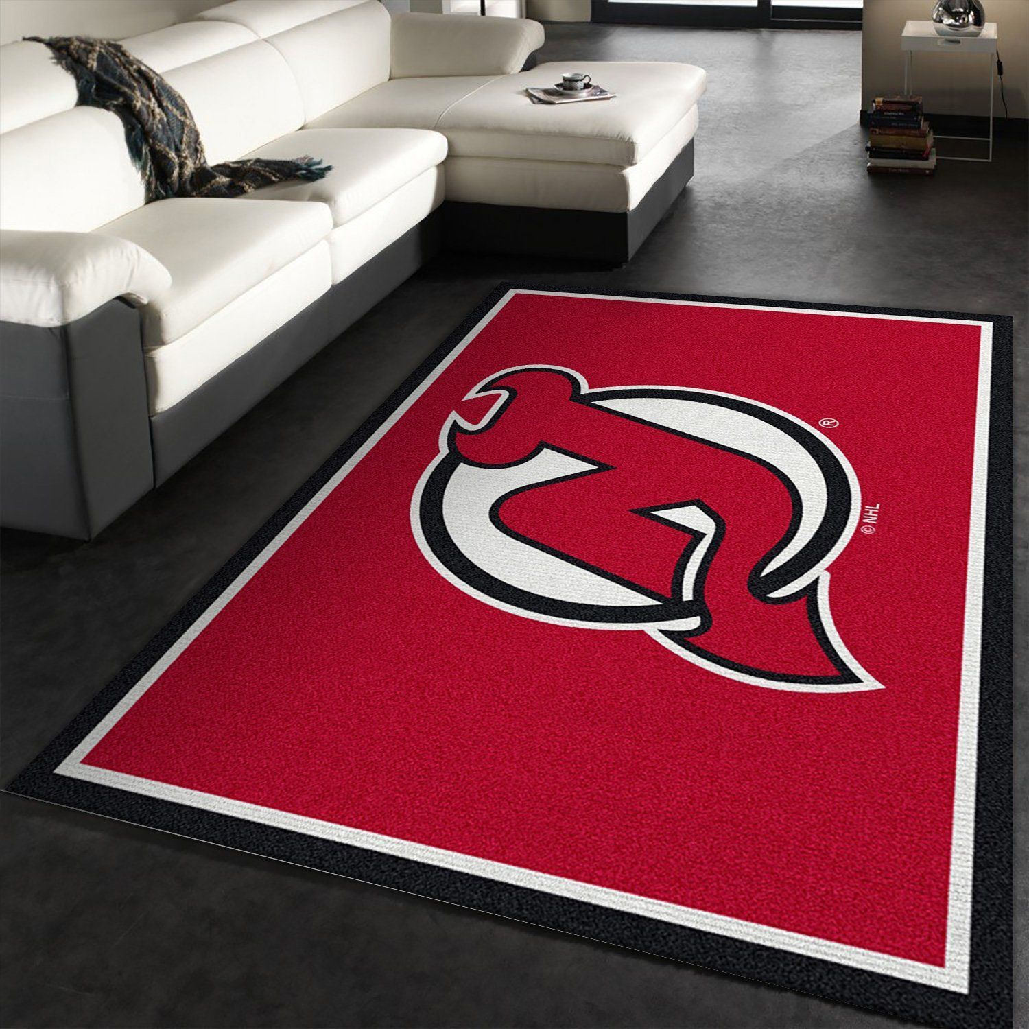 Nhl Spirit New Jersey Devils Area Rug For Christmas, Kitchen Rug, Family Gift US Decor - Indoor Outdoor Rugs