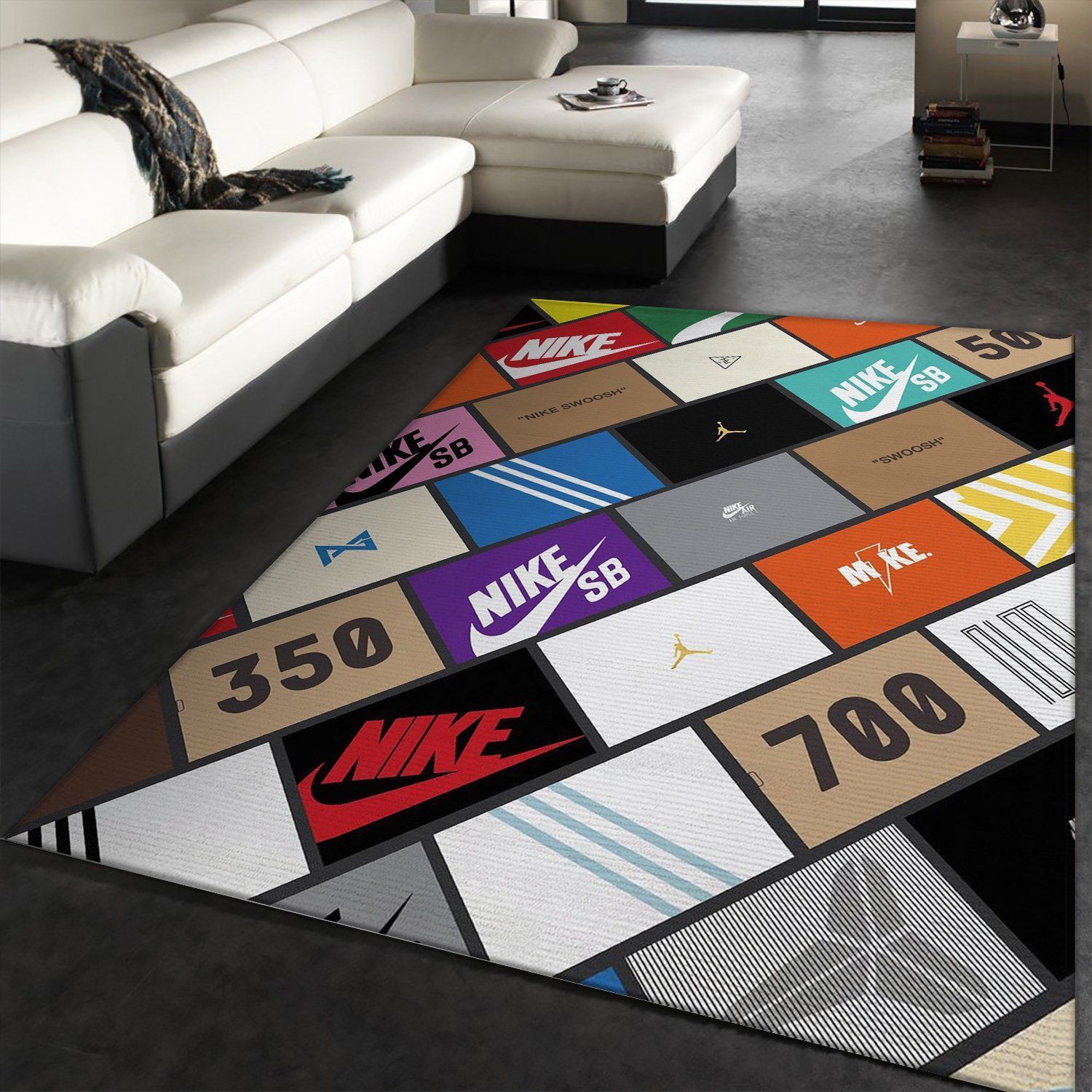 Sneaker Box Area Rug Bedroom Rug Christmas Gift US Decor - Indoor Outdoor Rugs