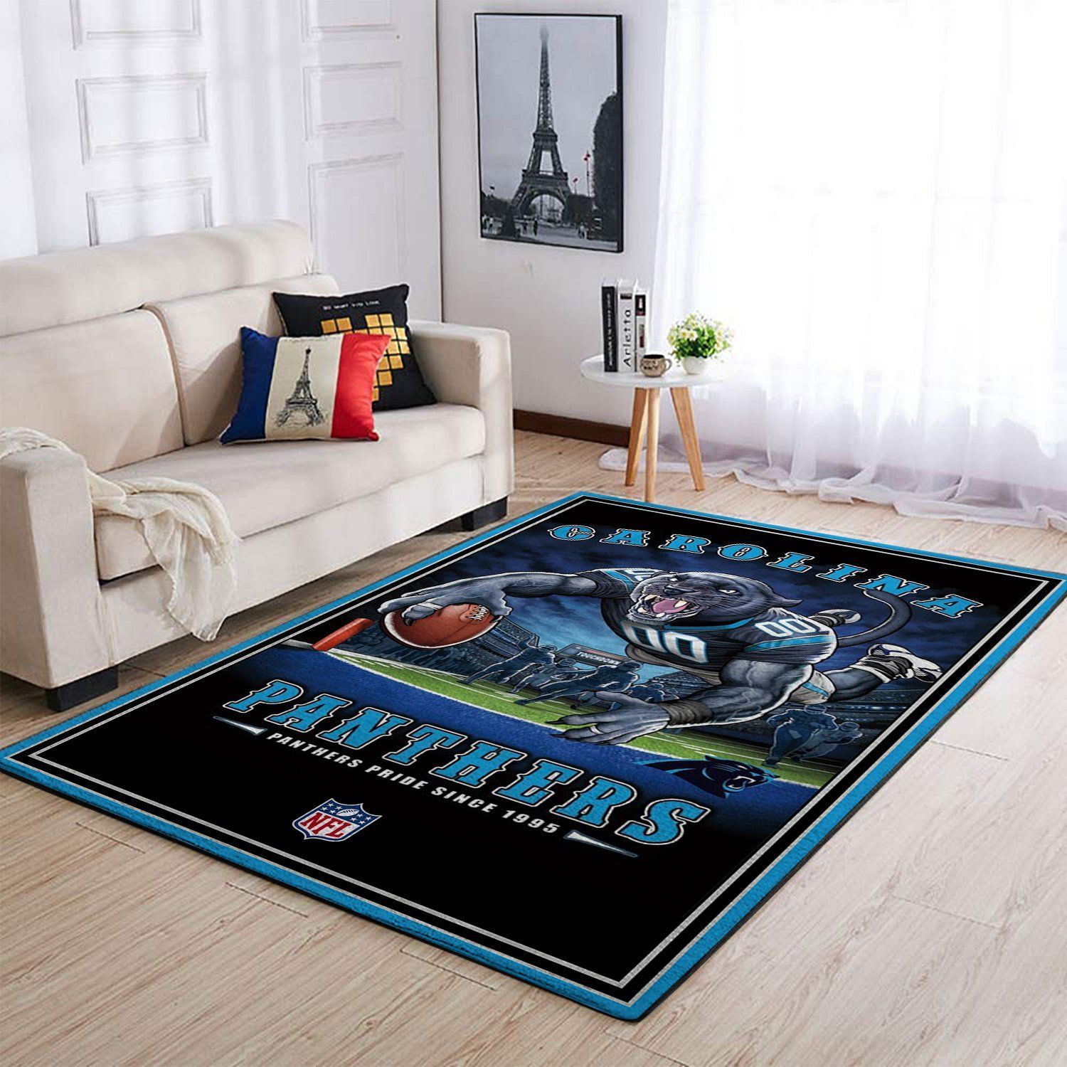 Carolina Panthers Nfl Team Pride Nice Gift Home Decor Rectangle Area Rug - Indoor Outdoor Rugs