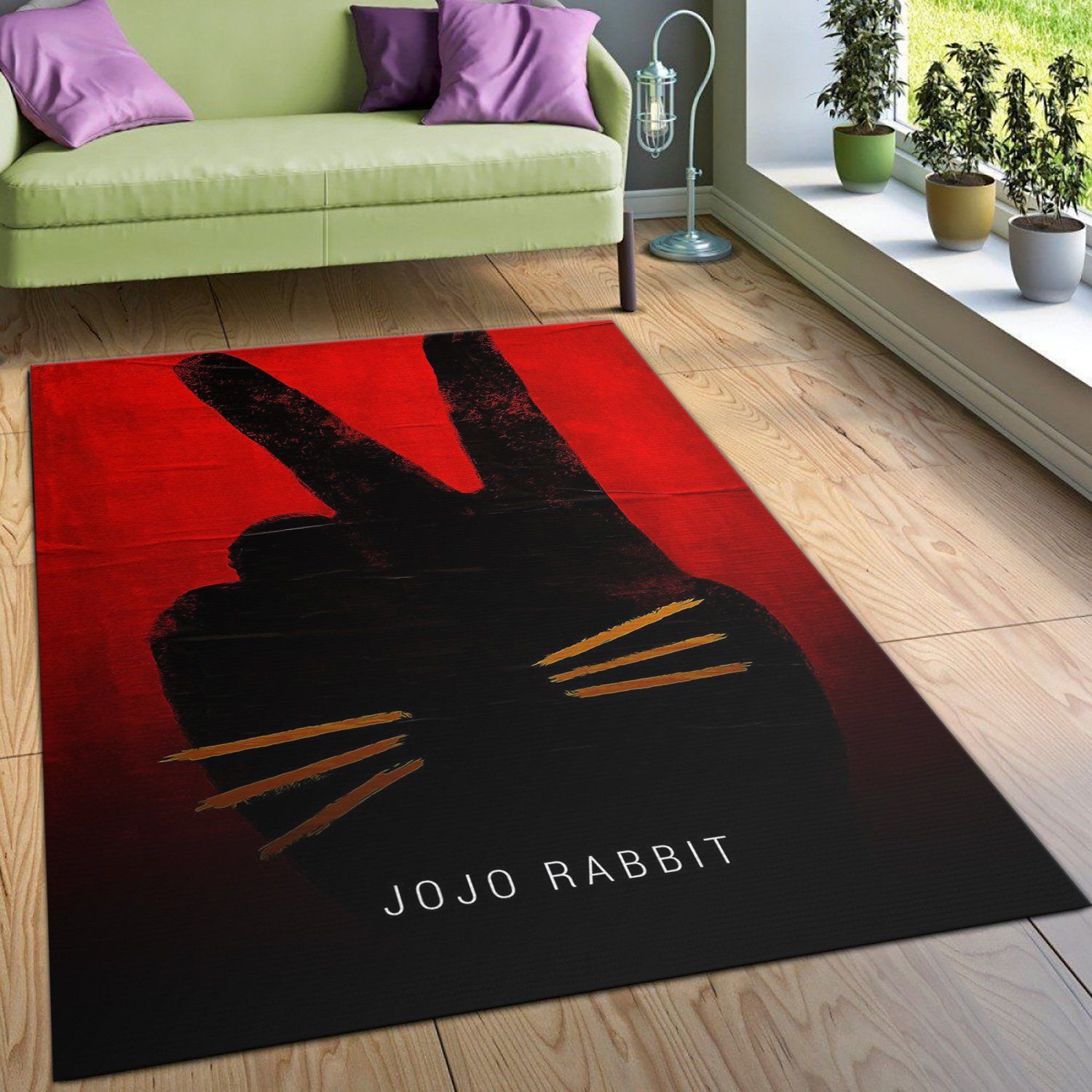 Jojo Rabbit Area Rug Movie Rug US Gift Decor - Indoor Outdoor Rugs