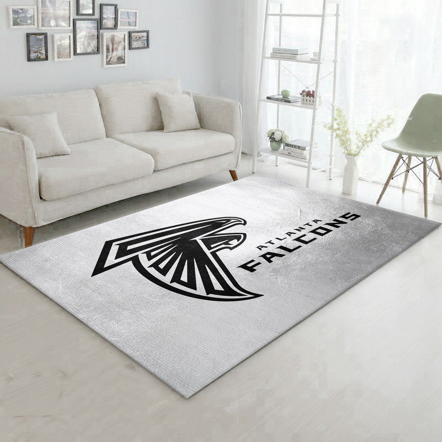 Atlanta Falcons NFL Area Rug, Bedroom, Home US Decor - Indoor Outdoor Rugs