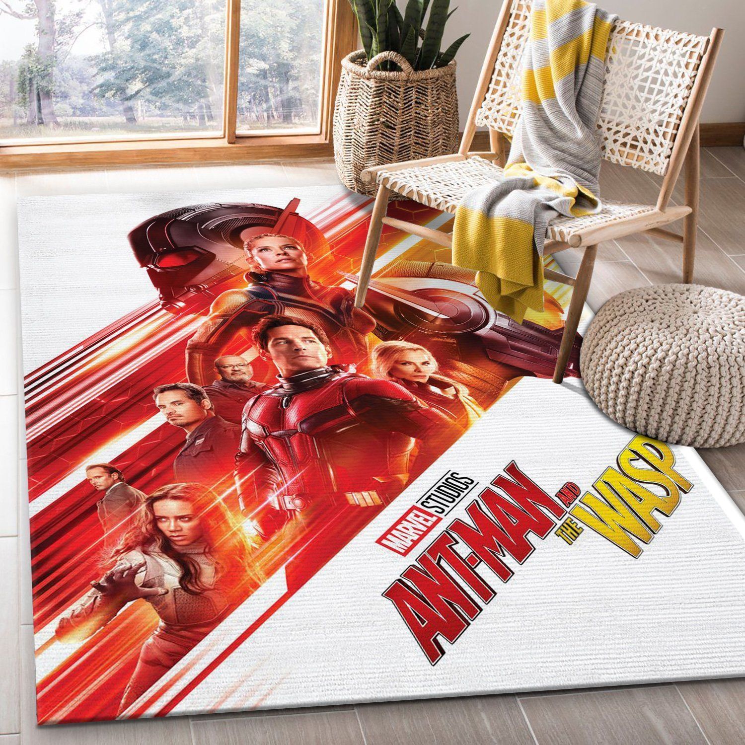 Ant Man And The Wasp Movie Movie Area Rug, Gift for fans, US Gift Decor - Indoor Outdoor Rugs