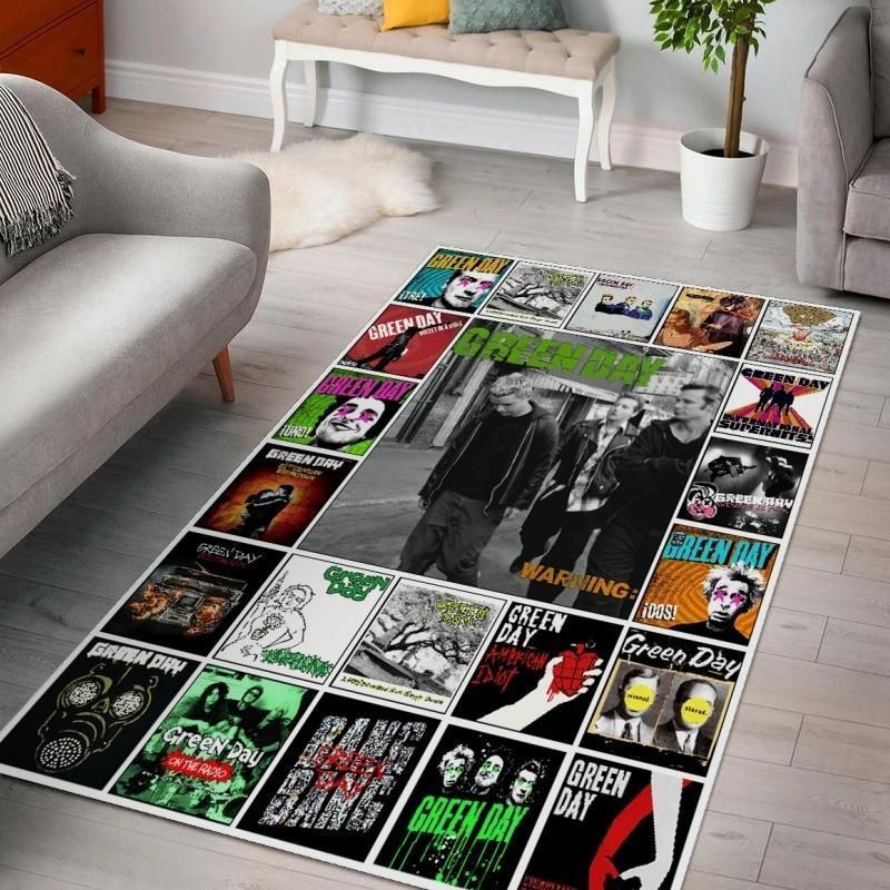 Green Day Ver 3 Area Rug For Christmas Bedroom Rug Home US Decor - Indoor Outdoor Rugs