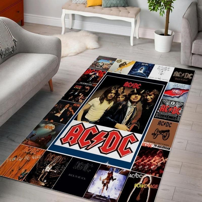 Acdc Studio Albums Special V1 Area Rug For Christmas Bedroom Rug Christmas Gift US Decor - Indoor Outdoor Rugs