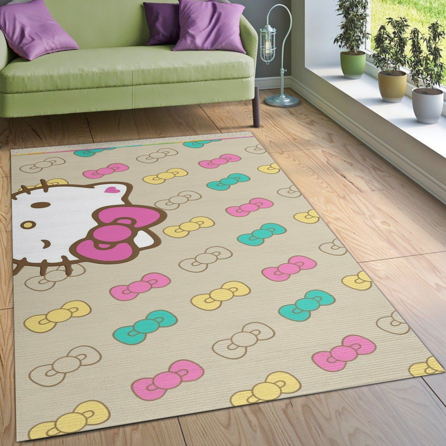 Hello Kitty 13 Rug Bedroom Rug Family Gift US Decor - Indoor Outdoor Rugs