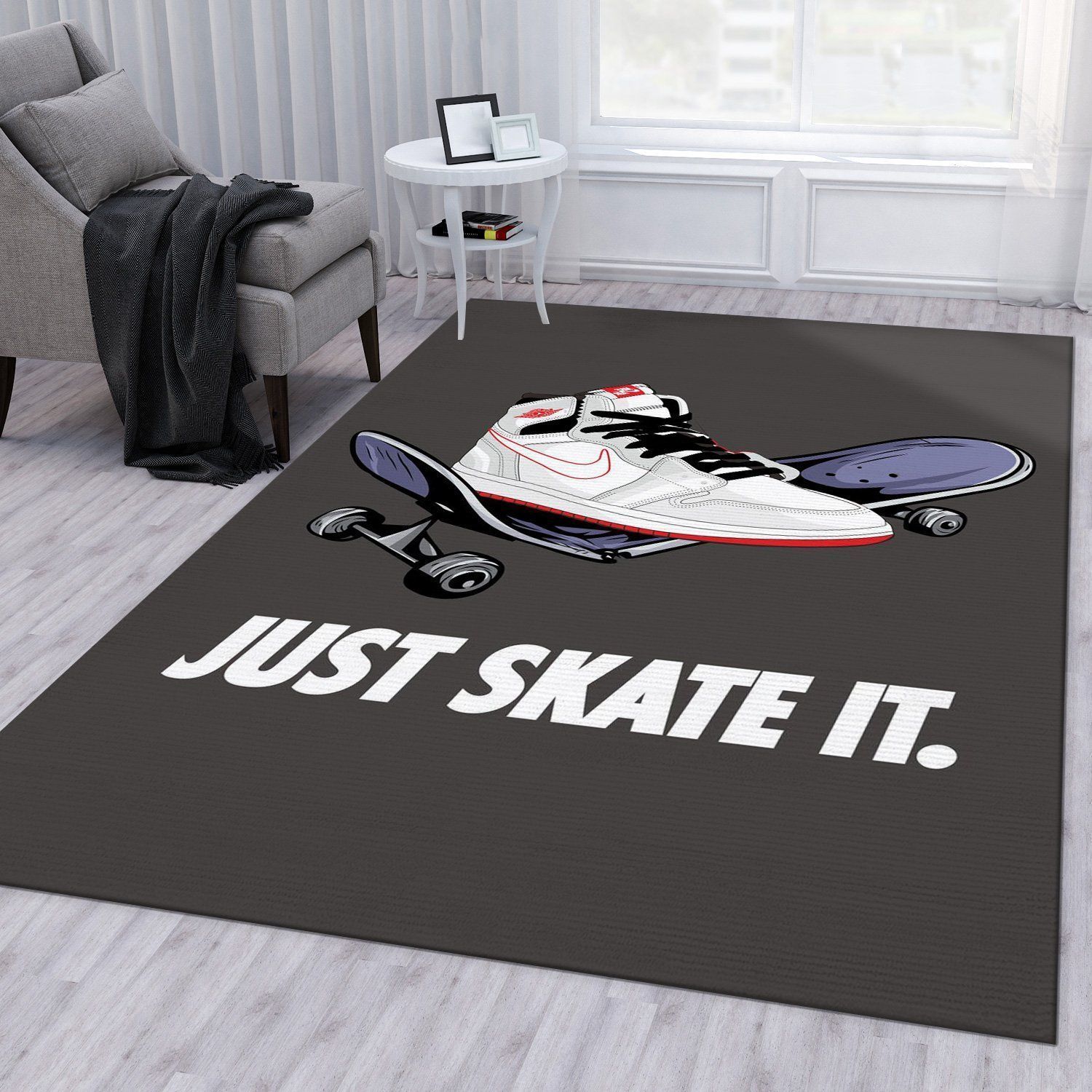 Just Skate It Sneakers Rug Living Room Rug Home Decor Floor Decor - Indoor Outdoor Rugs