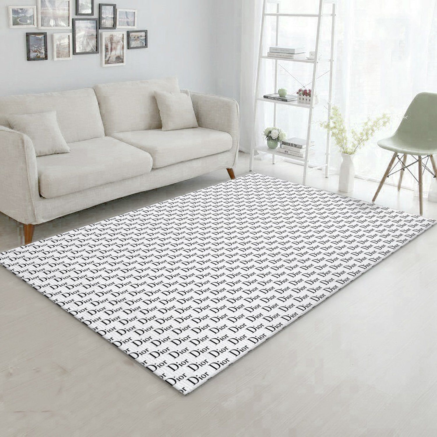 Dior Area Rug For Christmas Fashion Brand Rug Bedroom Rug US Gift Decor - Indoor Outdoor Rugs