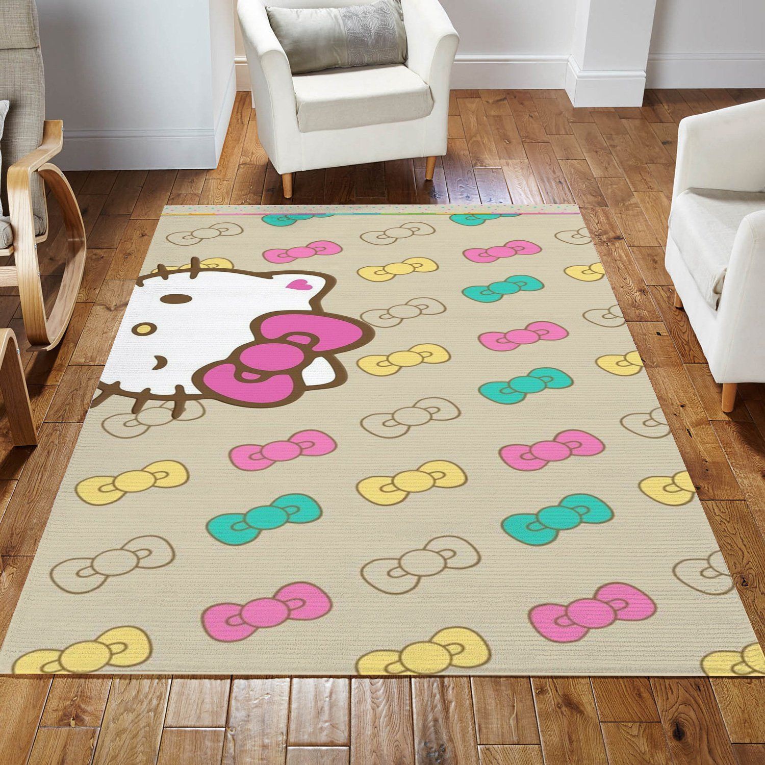 Hello Kitty 13 Rug Bedroom Rug Family Gift US Decor - Indoor Outdoor Rugs