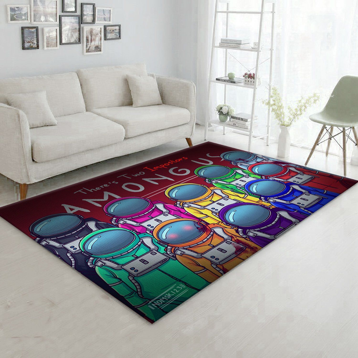 Among Us Ver1 Area Rug For Christmas Bedroom Rug Home US Decor - Indoor Outdoor Rugs