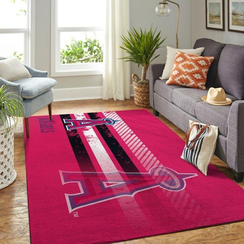 Los Angeles Angels Mlb Rug Room Carpet Sport Custom Area Floor Home Decor - Indoor Outdoor Rugs