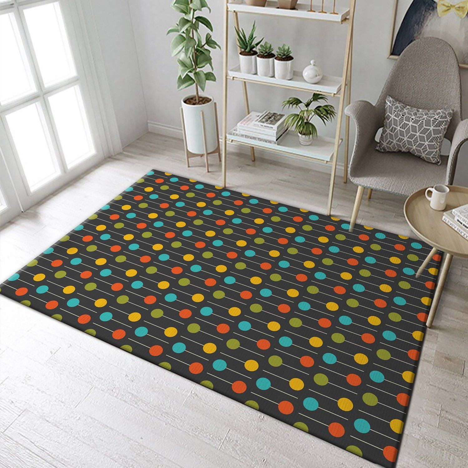 Midcentury Pattern 22 Area Rug For Christmas, Bedroom, Home US Decor - Indoor Outdoor Rugs