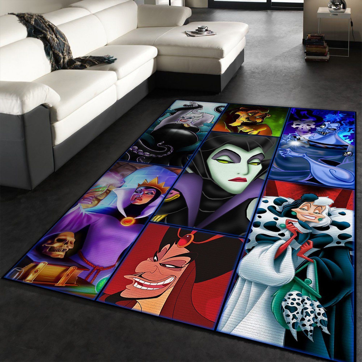 Disney Villains 2 Area Rugs Disney Movies Living Room Carpet FN231207 Local Brands Floor Decor The US Decor - Indoor Outdoor Rugs