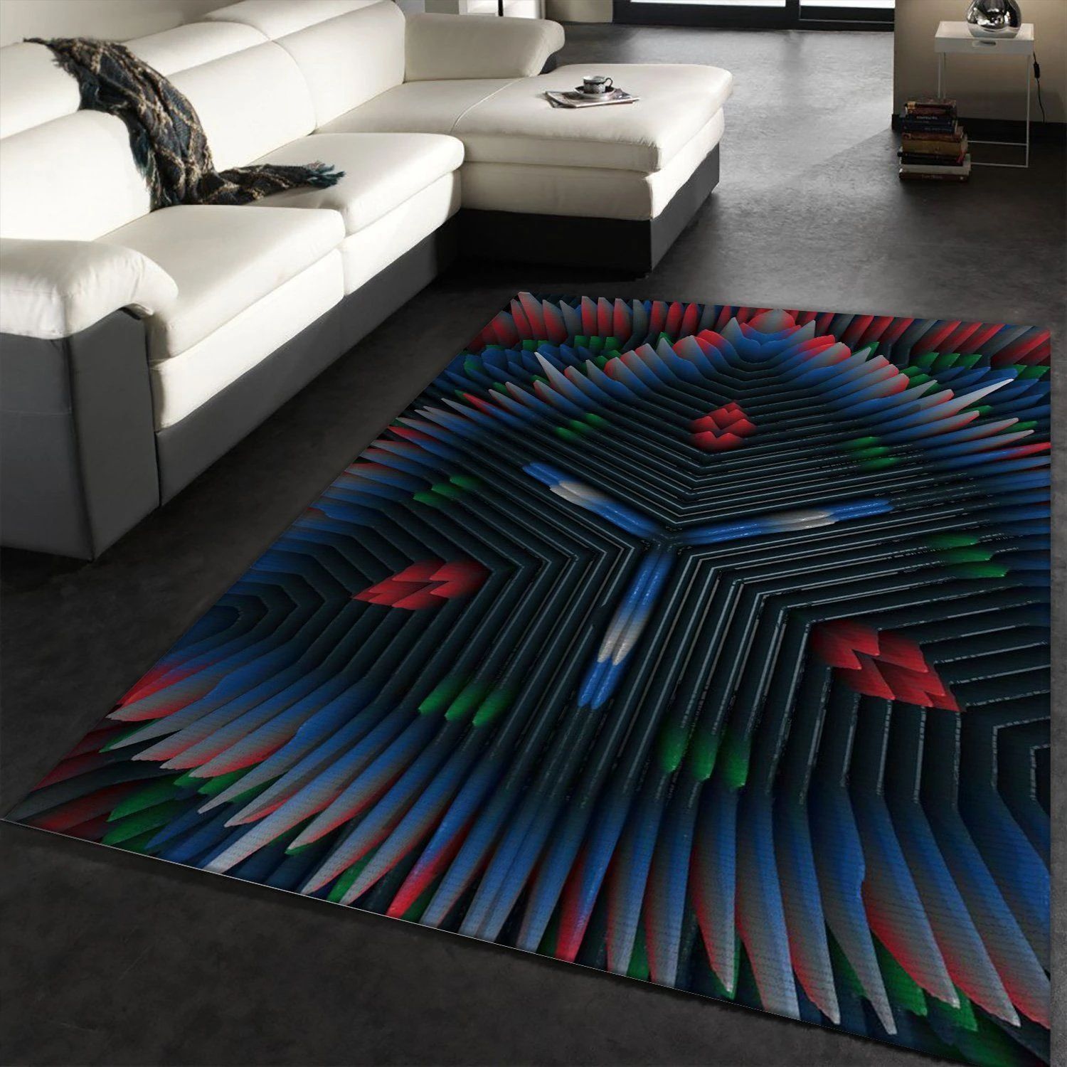 Blok 3d Area Rug For Christmas, Bedroom, Family Gift US Decor - Indoor Outdoor Rugs