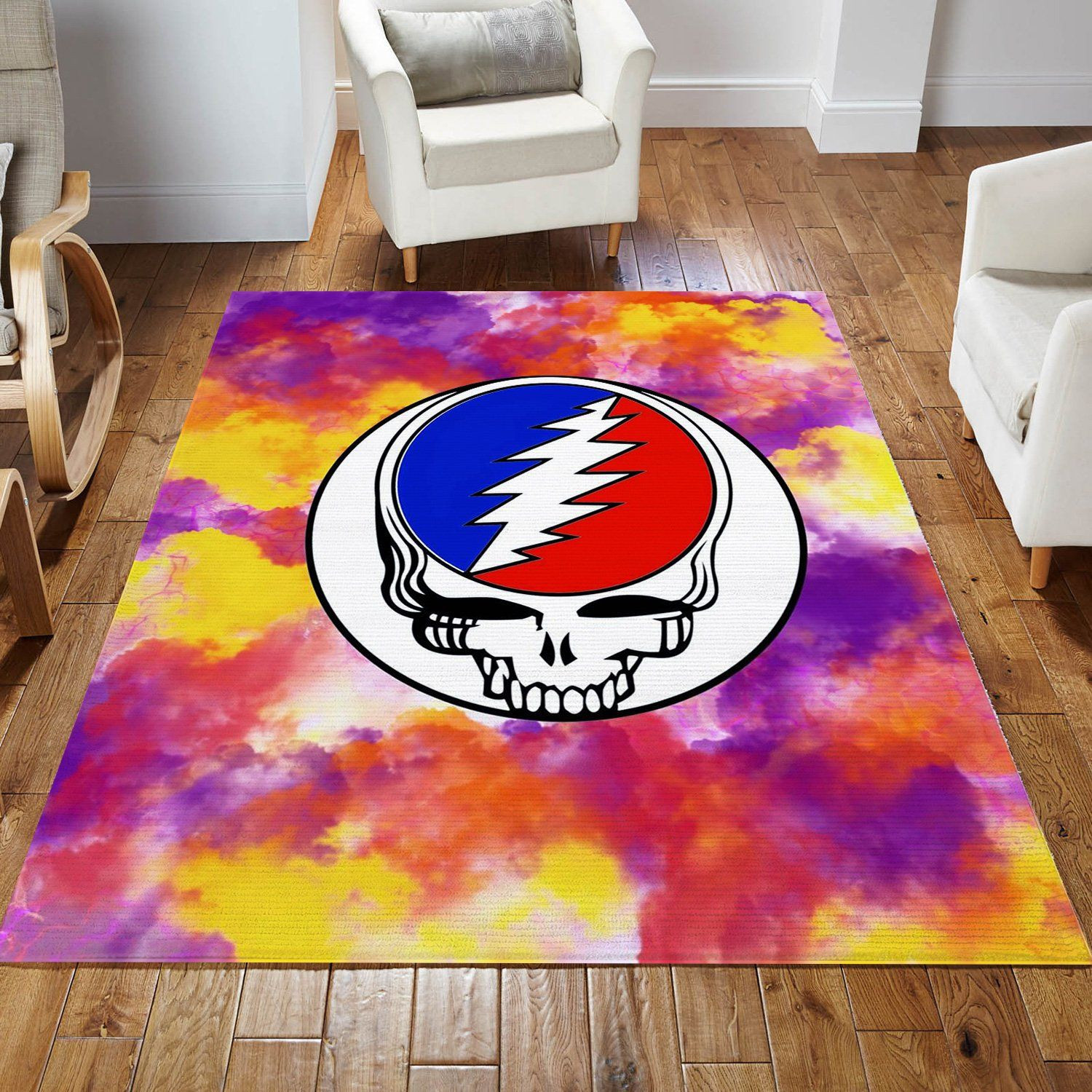 Grateful Dead Area Rug Carpet Living Room Rug US Gift Decor - Indoor Outdoor Rugs