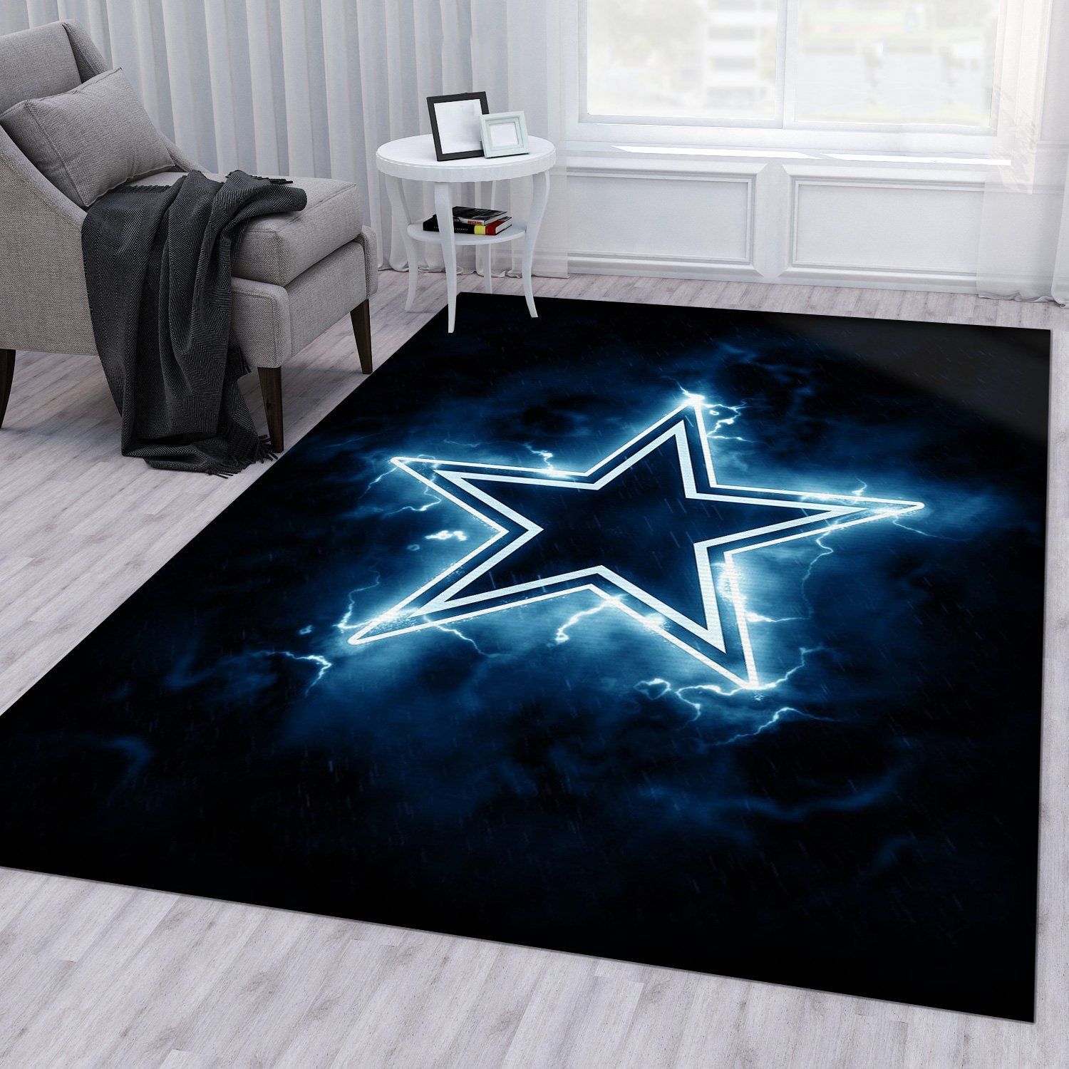 Dallas Cowboys NFL Rug Bedroom Rug Home Decor Floor Decor - Indoor Outdoor Rugs