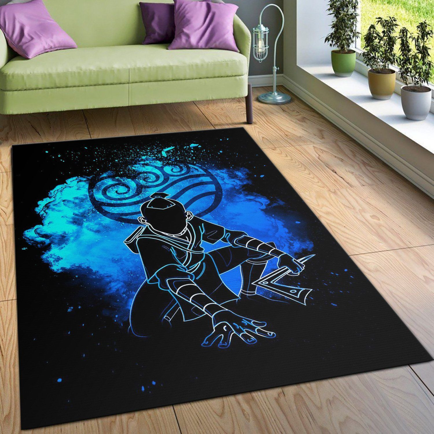 Soul Of The Waterbender Br Manga Hero Area Rug, Kitchen Rug, Home Decor Floor Decor - Indoor Outdoor Rugs