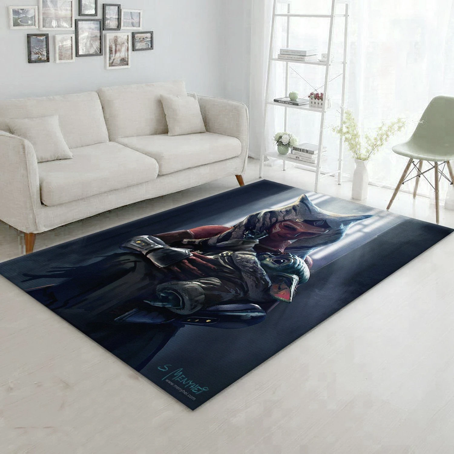 Mandalorian Baby Yoda Ver20 Christmas Gift Rug Bedroom Rug Home Decor - Indoor Outdoor Rugs