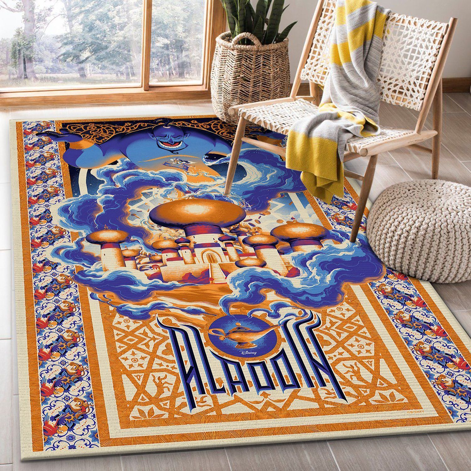 Aladdin Disney Movies Area Rugs Living Room Carpet Floor Decor The US D cor - Indoor Outdoor Rugs