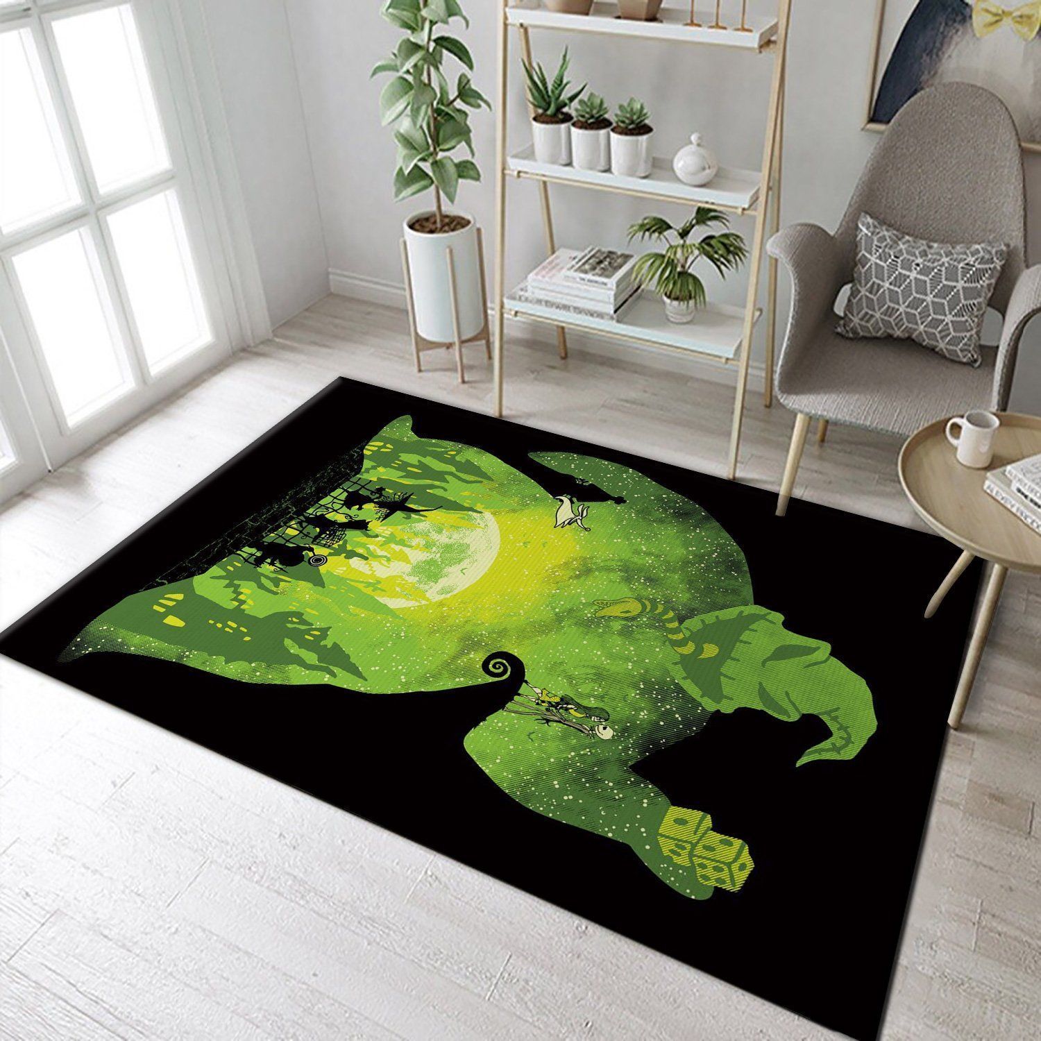 Evil Boogeyman Area Rug For Christmas, Bedroom, Family Gift US Decor - Indoor Outdoor Rugs