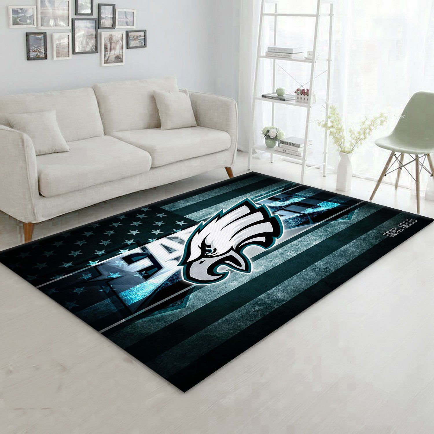 Philadelphia Eagles Nfl Area Rug Bedroom Rug Home US Decor - Indoor Outdoor Rugs