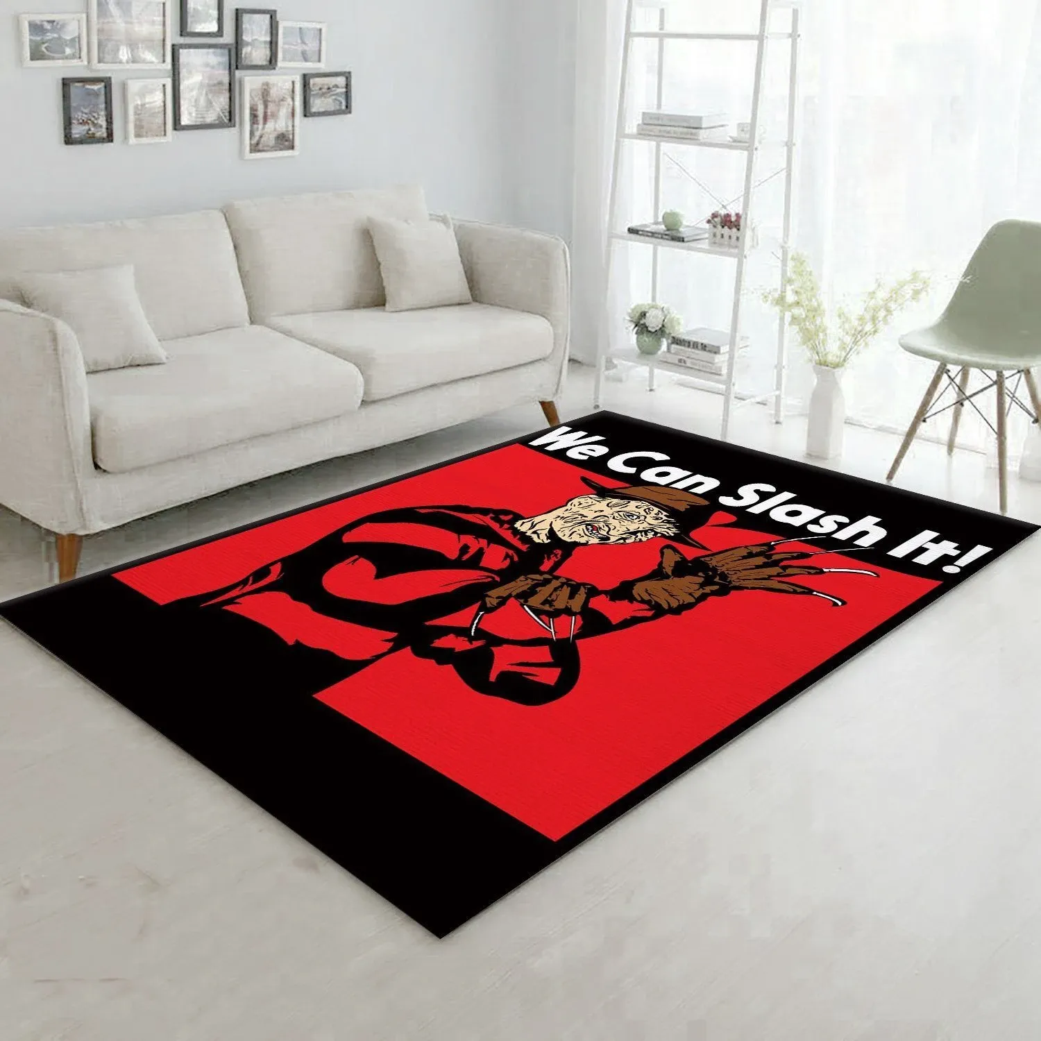 We Can Slash It Area Rug, Living room and bedroom Rug, Christmas Gift US Decor - Indoor Outdoor Rugs