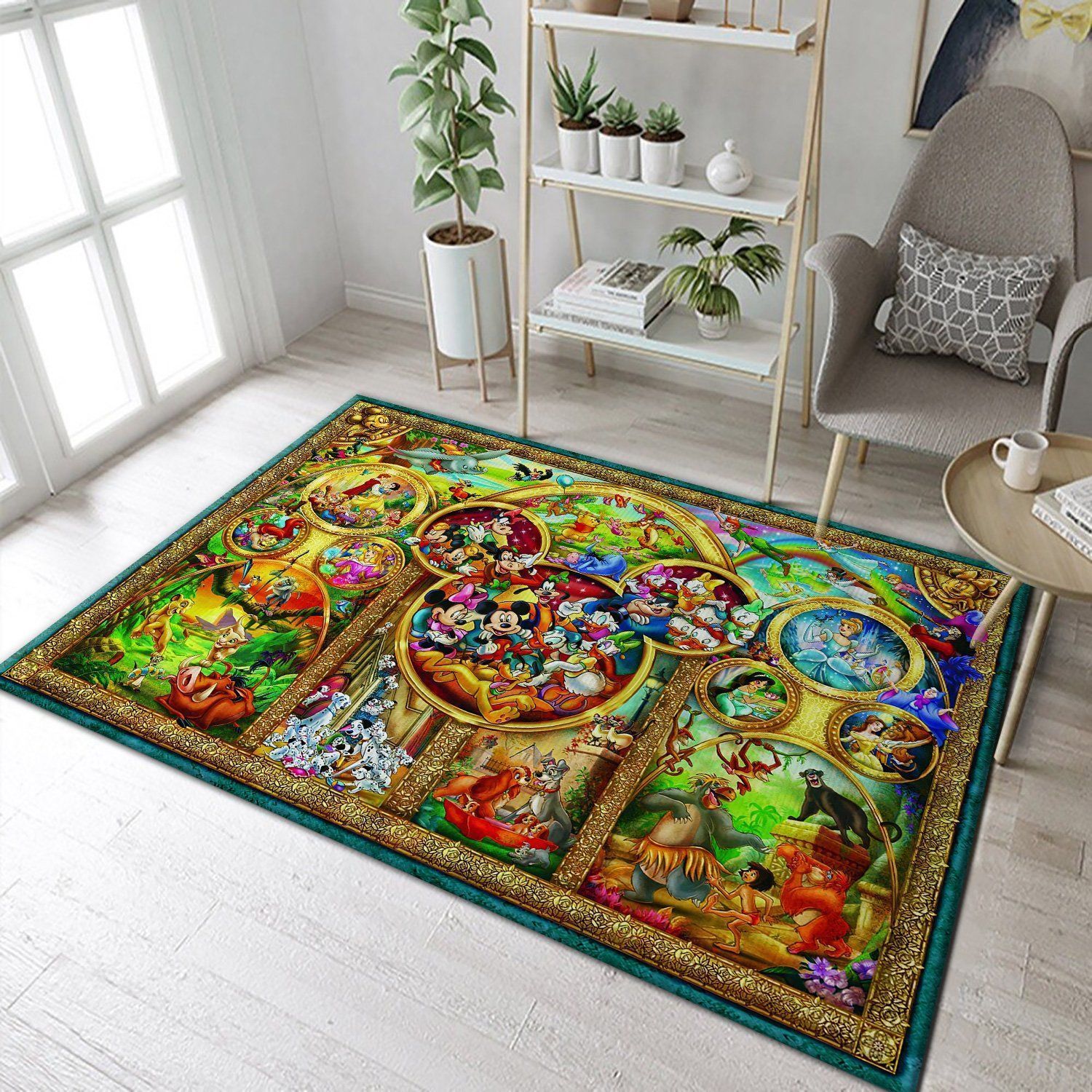 Disney Characters Area Rugs Living Room Carpet DCT71201 Local Brands Floor Decor The US Decor - Indoor Outdoor Rugs