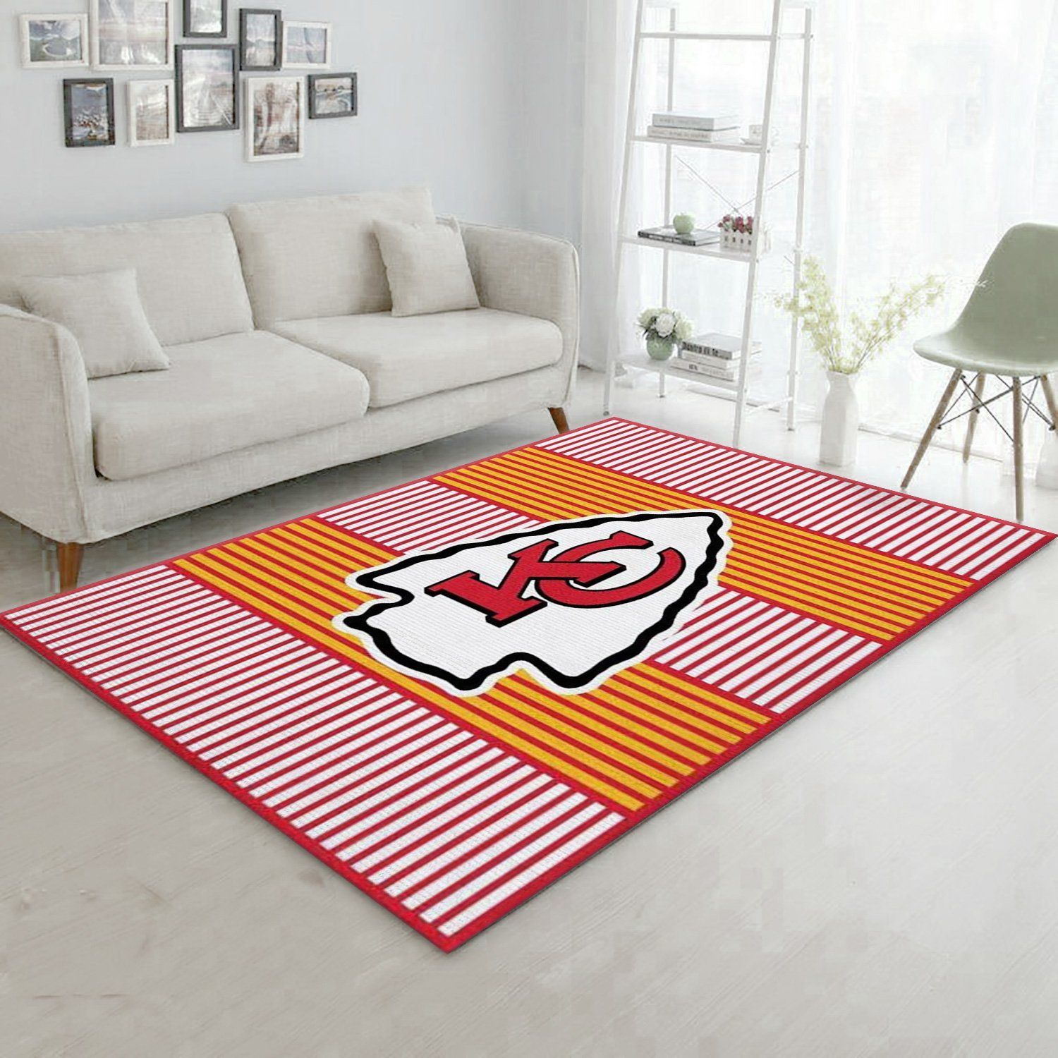 Kansas City Chiefs Imperial Champion Rug NFL Area Rug, Living Room Rug, Christmas Gift US Decor - Indoor Outdoor Rugs