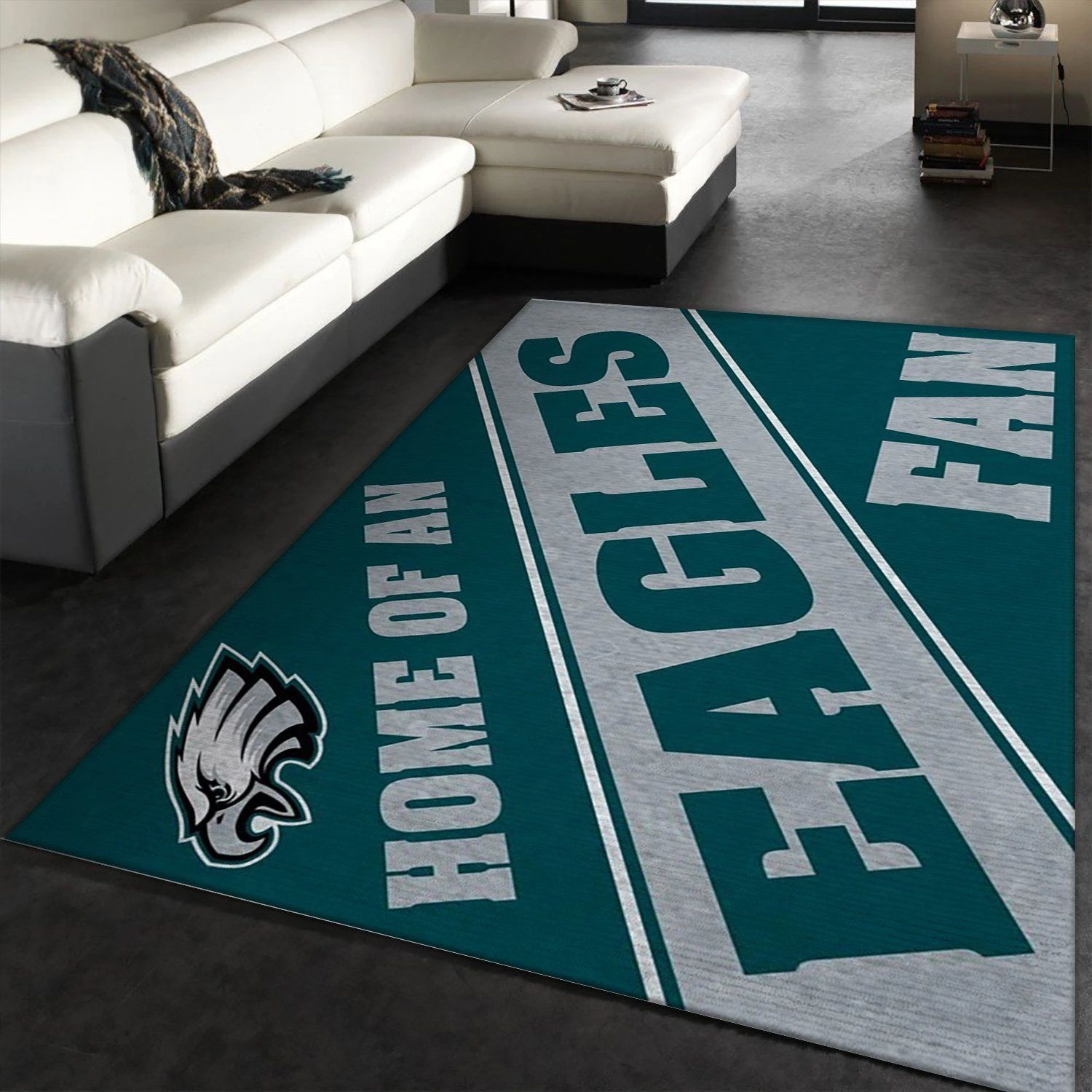 Philadelphia Eagles Team NFL Area Rug, Living Room Rug, Home US Decor - Indoor Outdoor Rugs