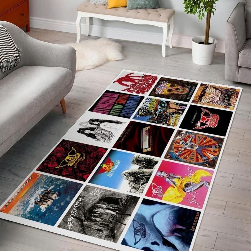 Aerosmith Ver 2 Living Room Area Rug For Christmas,  Bedroom,  Christmas Gift US Decor - Indoor Outdoor Rugs