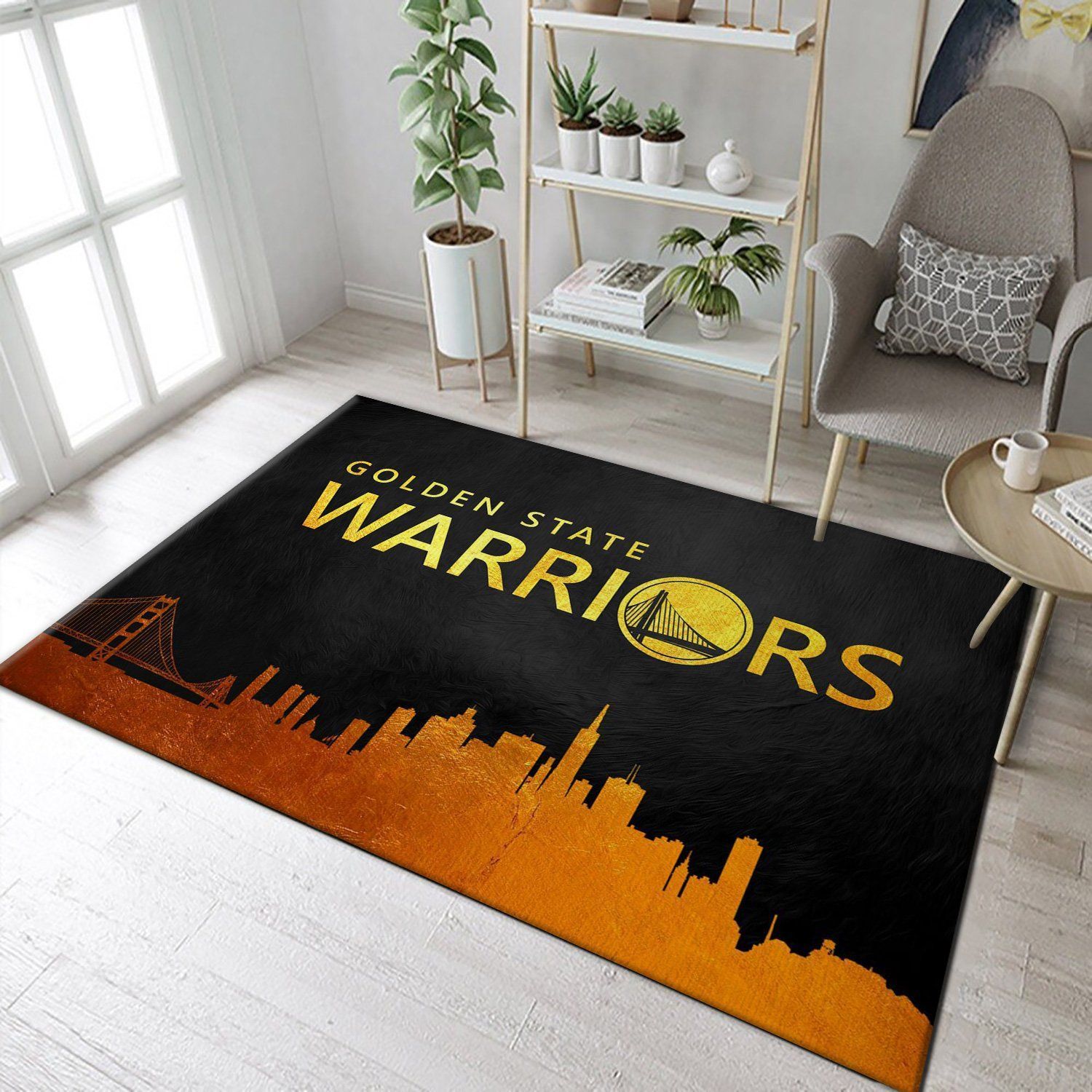 Golden State Warriors Area Rug Carpet, Living room and bedroom Rug, Home US Decor - Indoor Outdoor Rugs