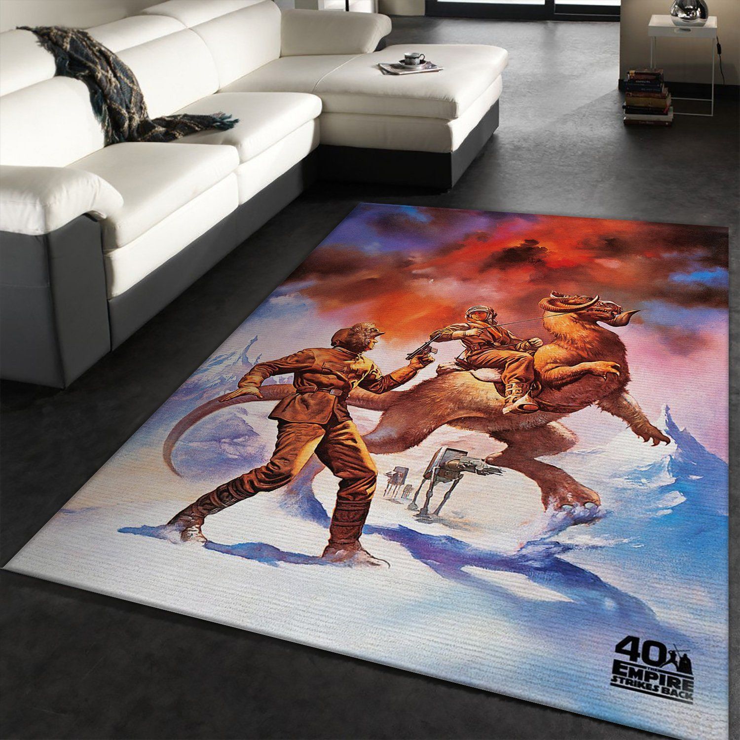 Tauntaun Star War Area Rug Carpet, Bedroom Rug, Christmas Gift US Decor - Indoor Outdoor Rugs