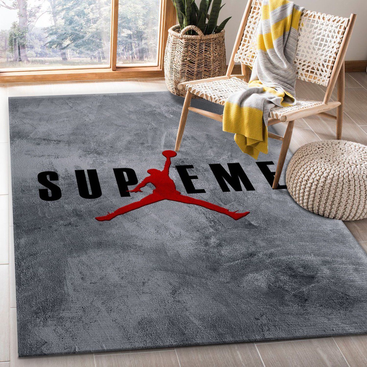 Jordan Supreme Rug Bedroom Rug Home Decor Floor Decor - Indoor Outdoor Rugs