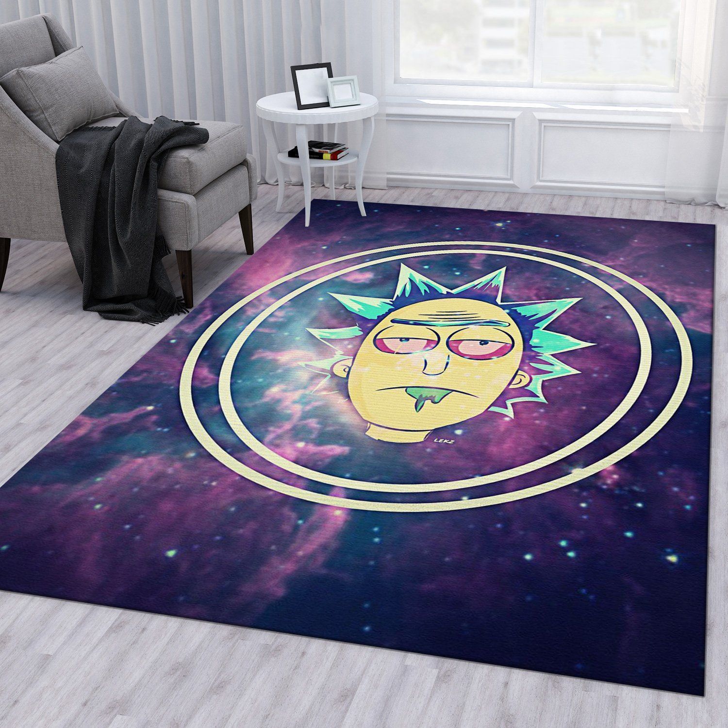 Rick And Morty Area Rug For Christmas Bedroom Rug Home Decor Floor Decor - Indoor Outdoor Rugs