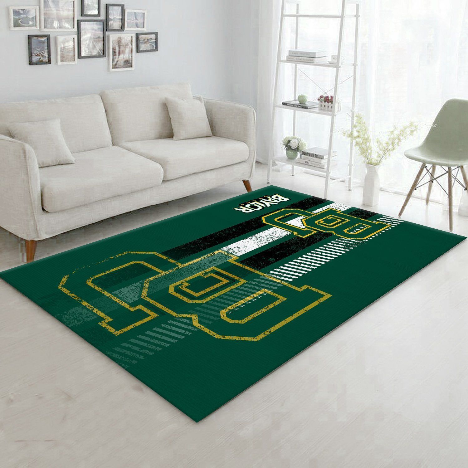 Baylor Bears NCAA Rug Room Carpet Sport Custom Area Floor Home Decor - Indoor Outdoor Rugs