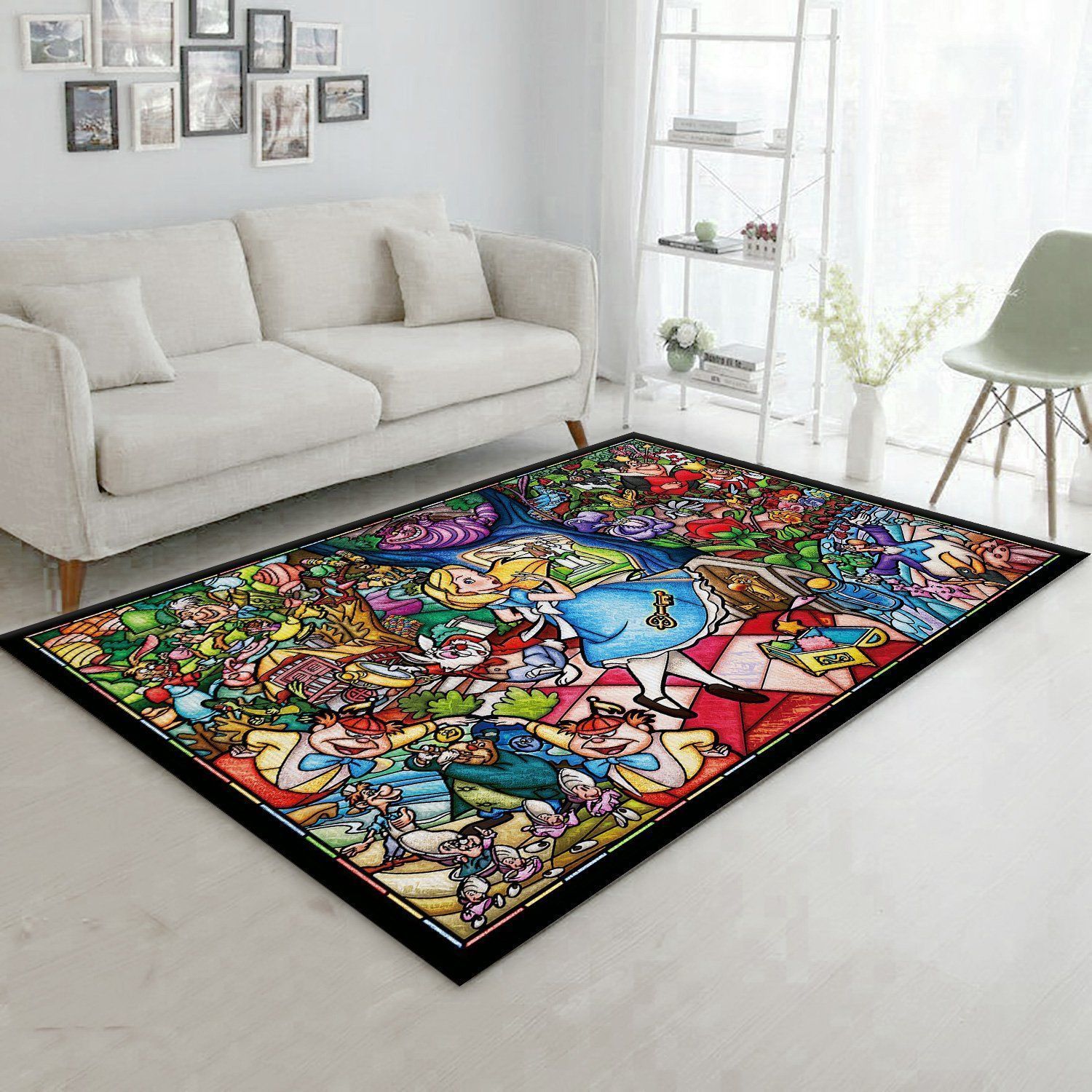 Alice In The Wonderland Area Rug Home Decor Bedroom Living Room Decor Living Room Rugs Floor Decor - Indoor Outdoor Rugs