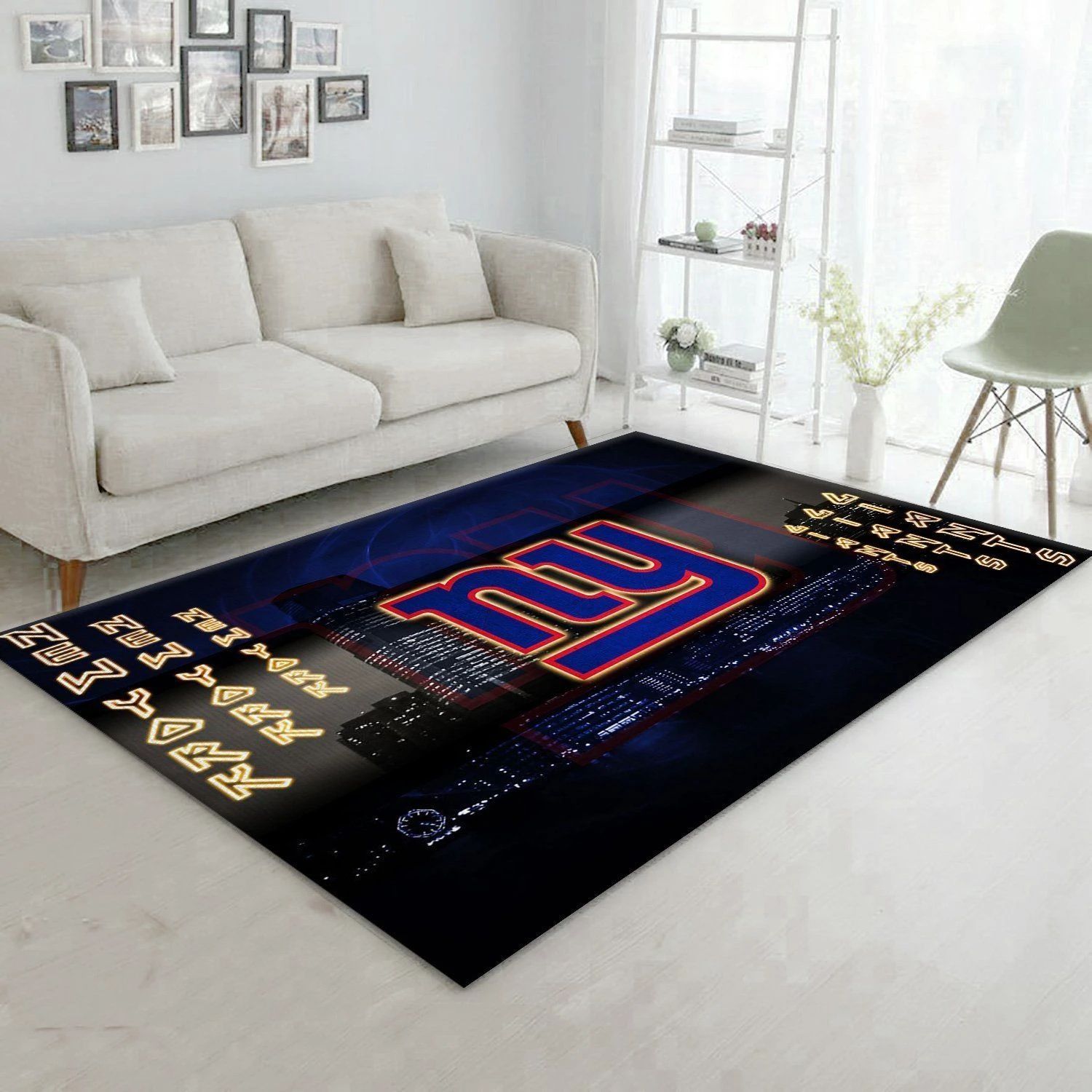 New York Giants Nfl Area Rug For Christmas Living Room Rug Home US Decor - Indoor Outdoor Rugs