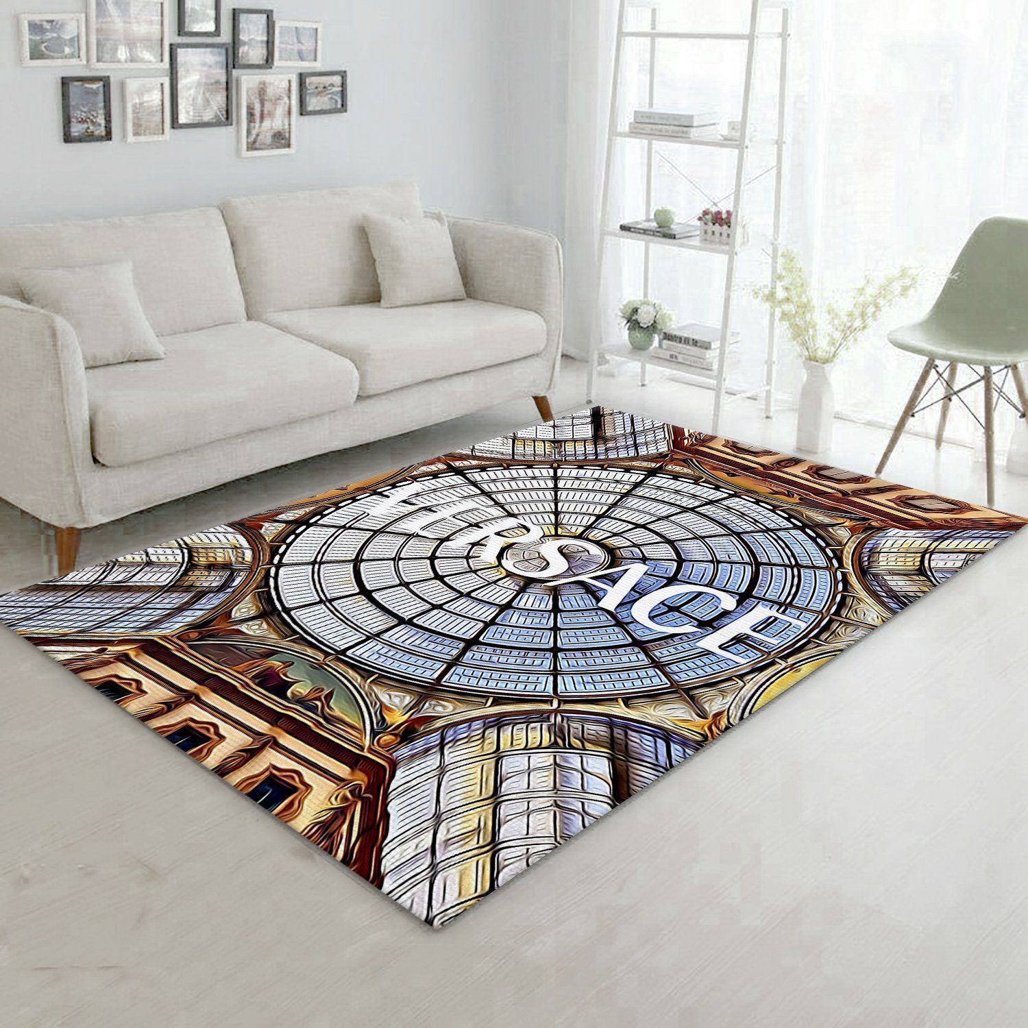 Versace Art Monument Fashion Brand Rug Bedroom Rug Home Decor Floor Decor - Indoor Outdoor Rugs