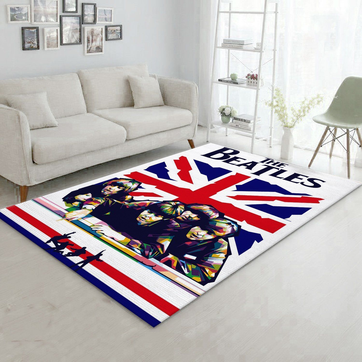 Amazing The Beatles Popart Rug Living Room Rug Christmas Gift US Decor - Indoor Outdoor Rugs