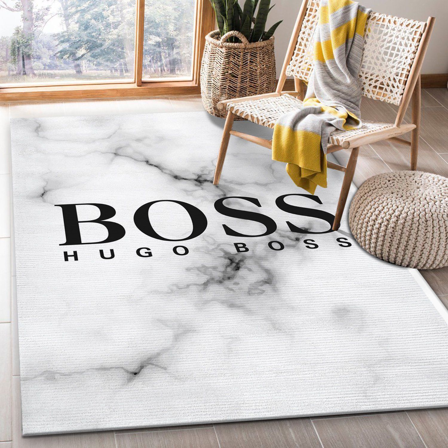 Hugo Boss Area Rugs Living Room Rug Home Decor Floor Decor - Indoor Outdoor Rugs